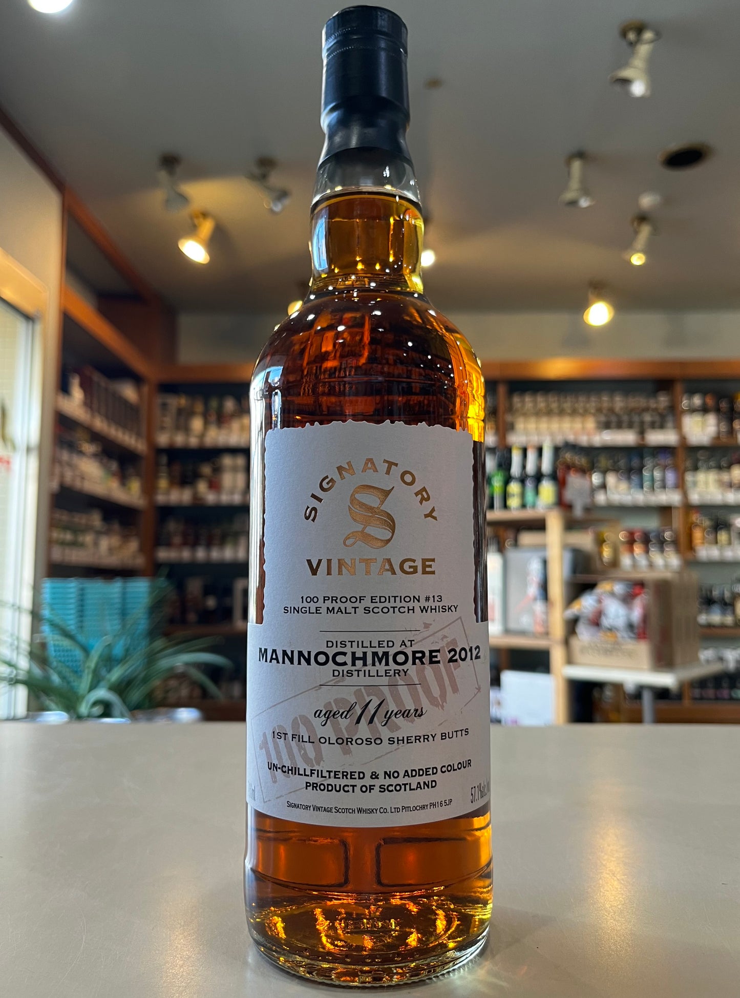 マノックモア 2012 11年 100プルーフ シグナトリーヴィンテージ MANNOCHMORE 2012 aged 11 years 100Proof SIGNATORY VINTAGE