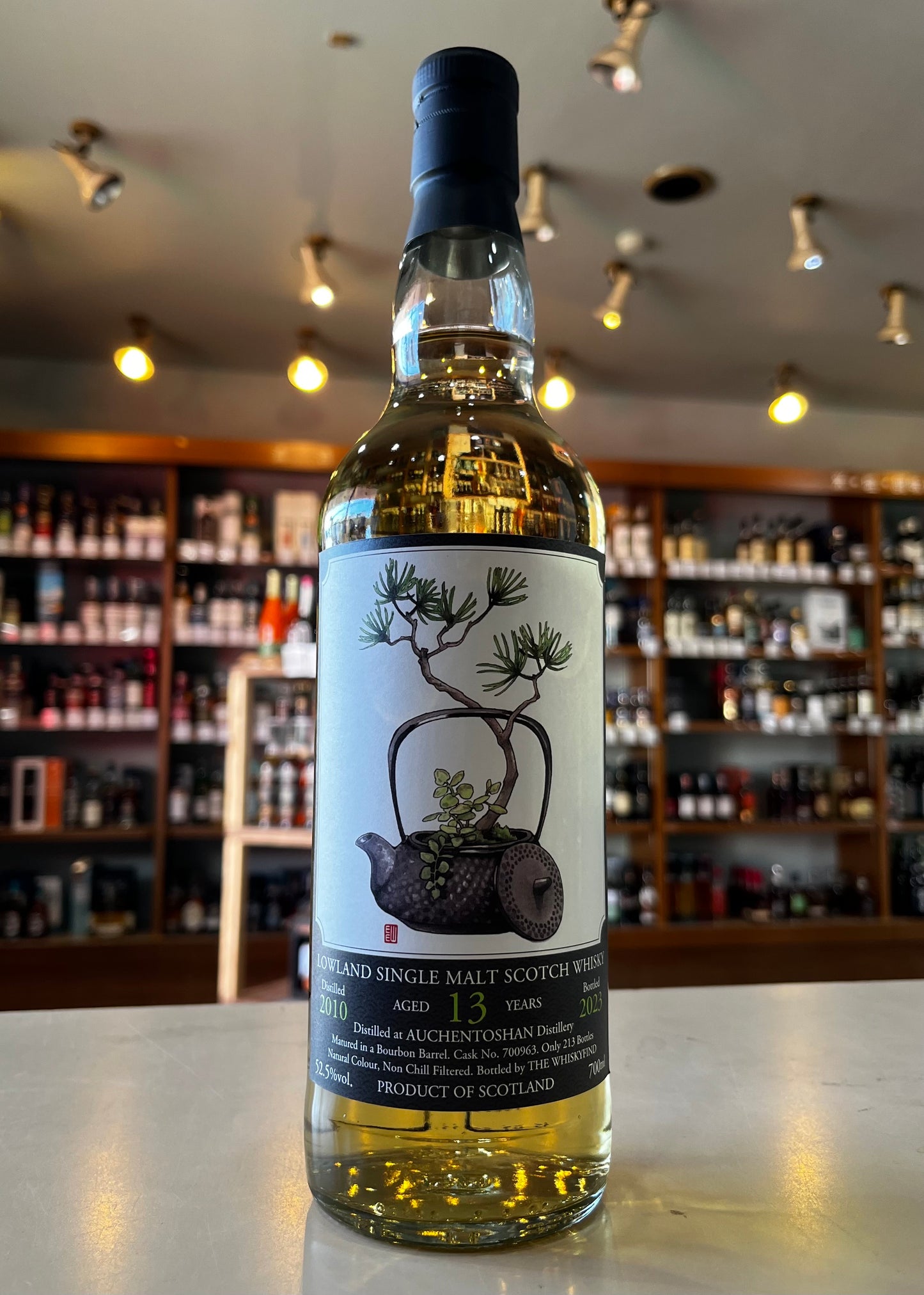 ウィスキーファインド オーヘントッシャン2010 13年 for Bar Bacchus WHISKYFIND AUCHENTOSHAN 2010 AGED 13 YEARS