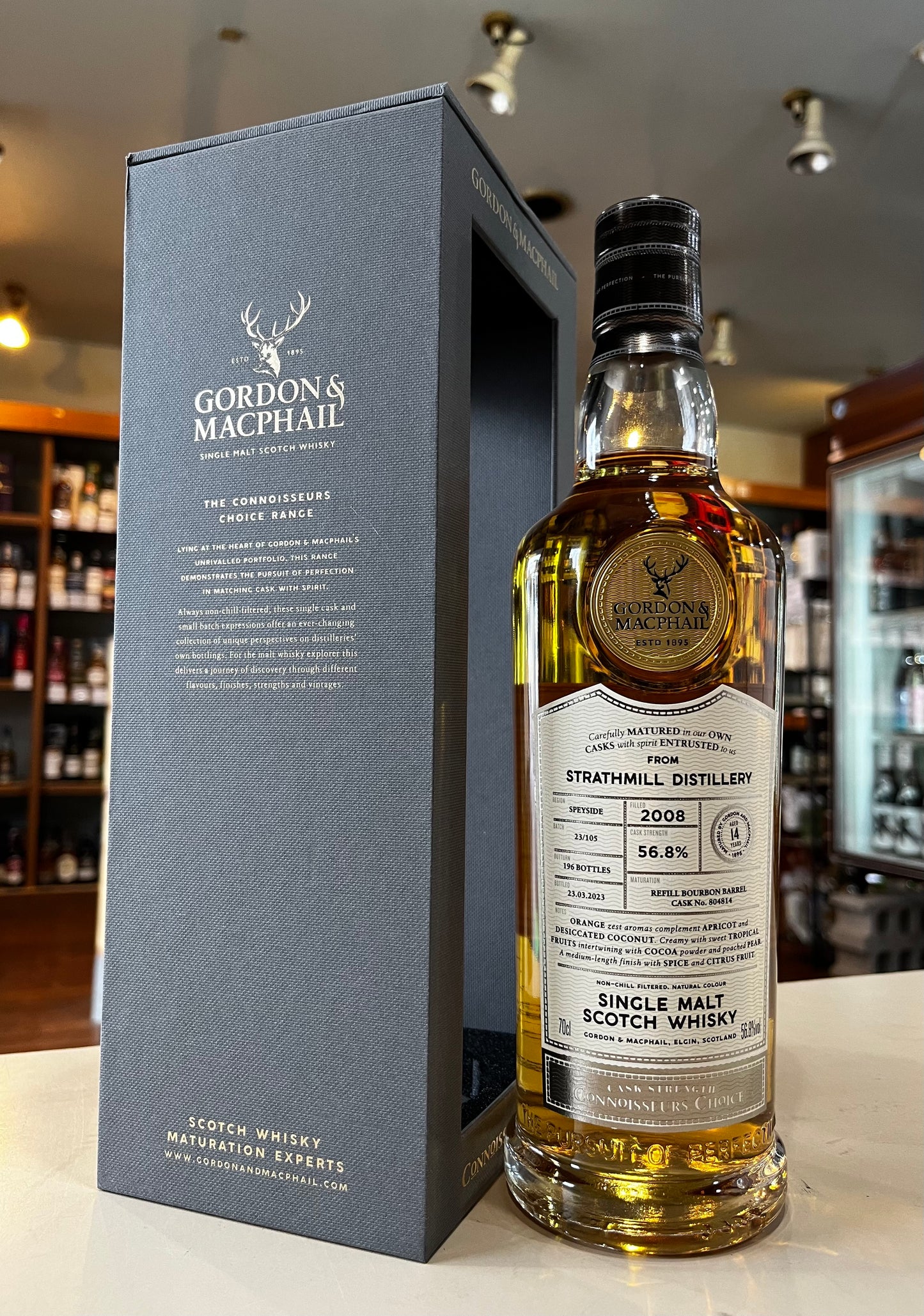 ストラスミル 2008 14年 / ゴードン&マクファイル コニサーズチョイス カスクストレングス STRATHMILL 2008 AGED 14 YEARS GORDON& MACPHAIL CONNNOISSEURS CHOICE