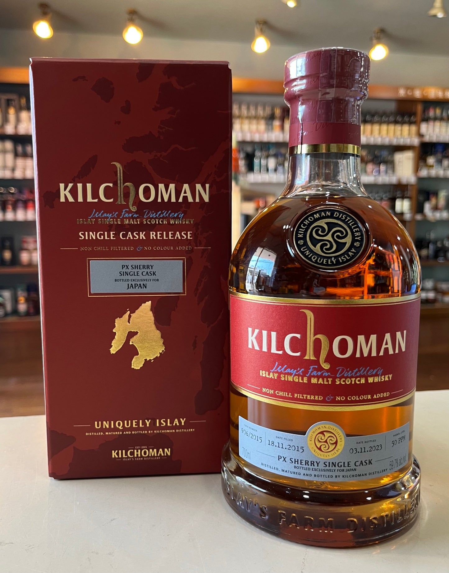 キルホーマン2015 PXシェリーカスク KILCHOMAN 2015 PX SHERRY CASK