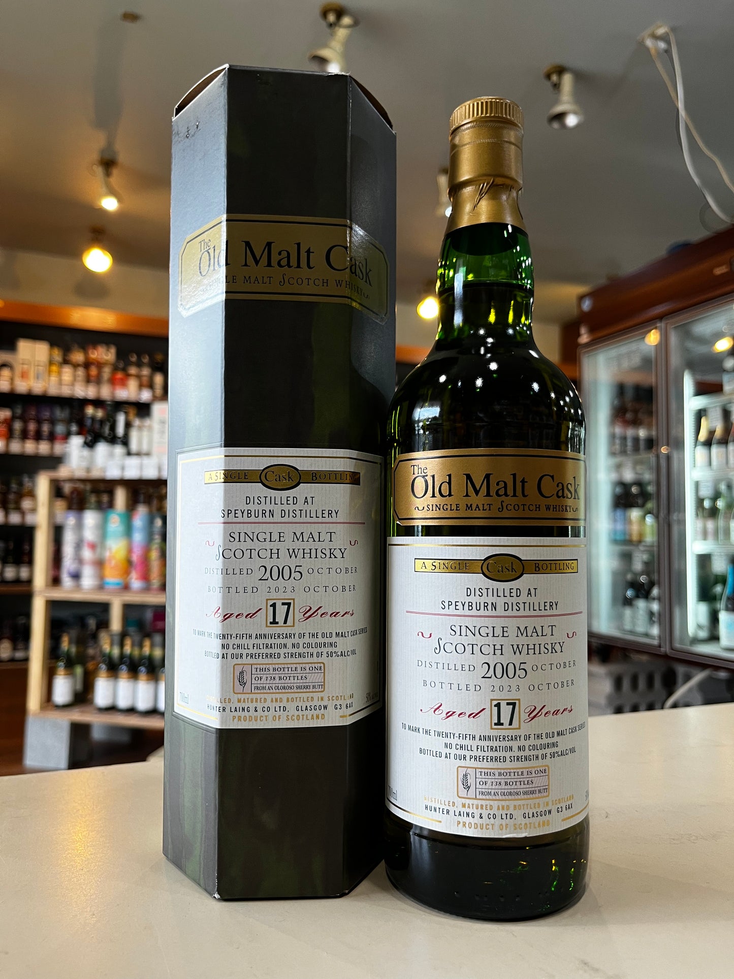 スペイバーン 2005 17年 / ハンターレイン オールド・モルト・カスク 25周年記念 SPEYBURN SHERRY 2005 Aged 17 Years The Old Malt Cask 25 Anniversary