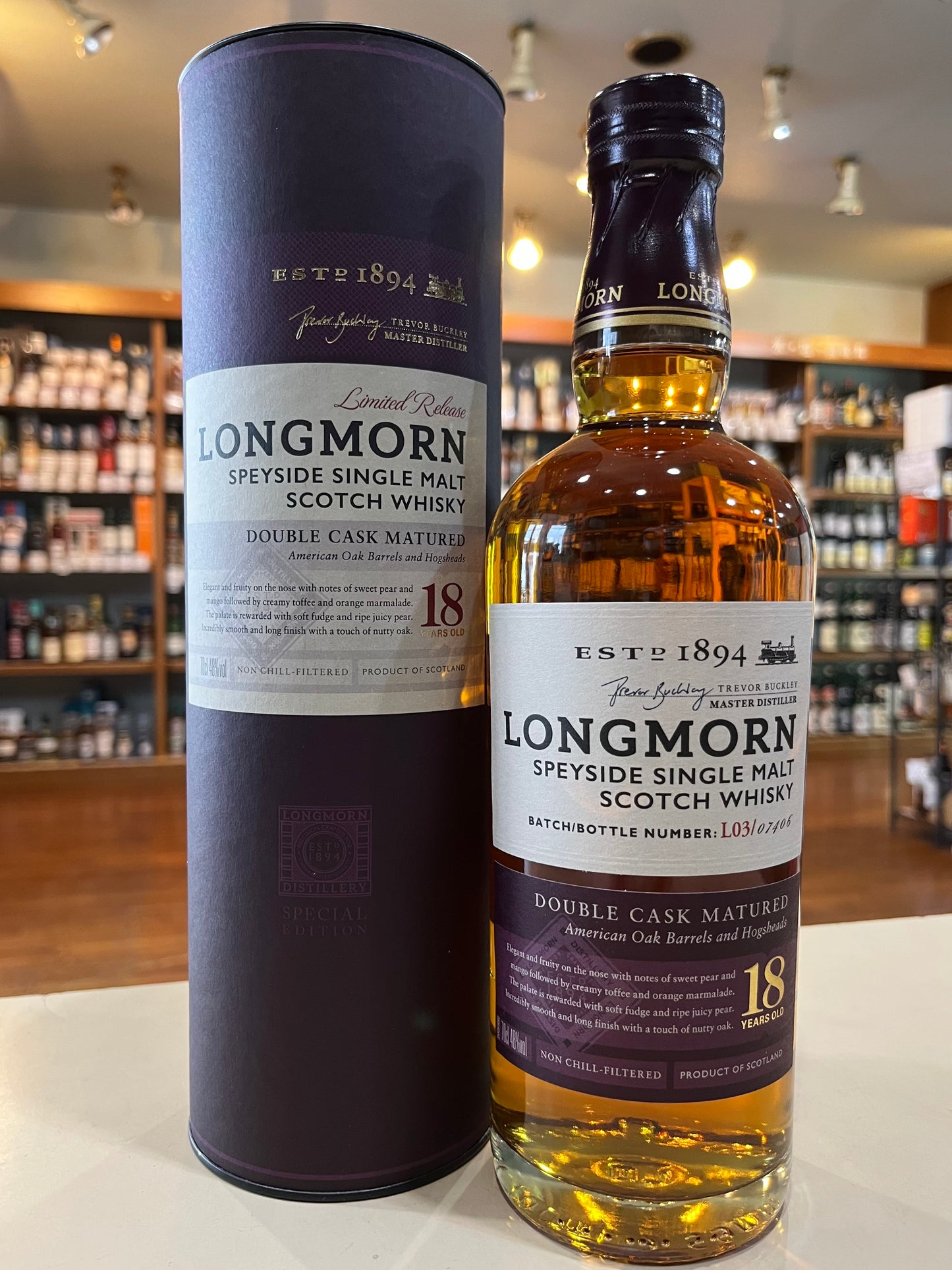 ロングモーン 18年 バッチ3 LONGMORN 18YEARS OLD BATCH03