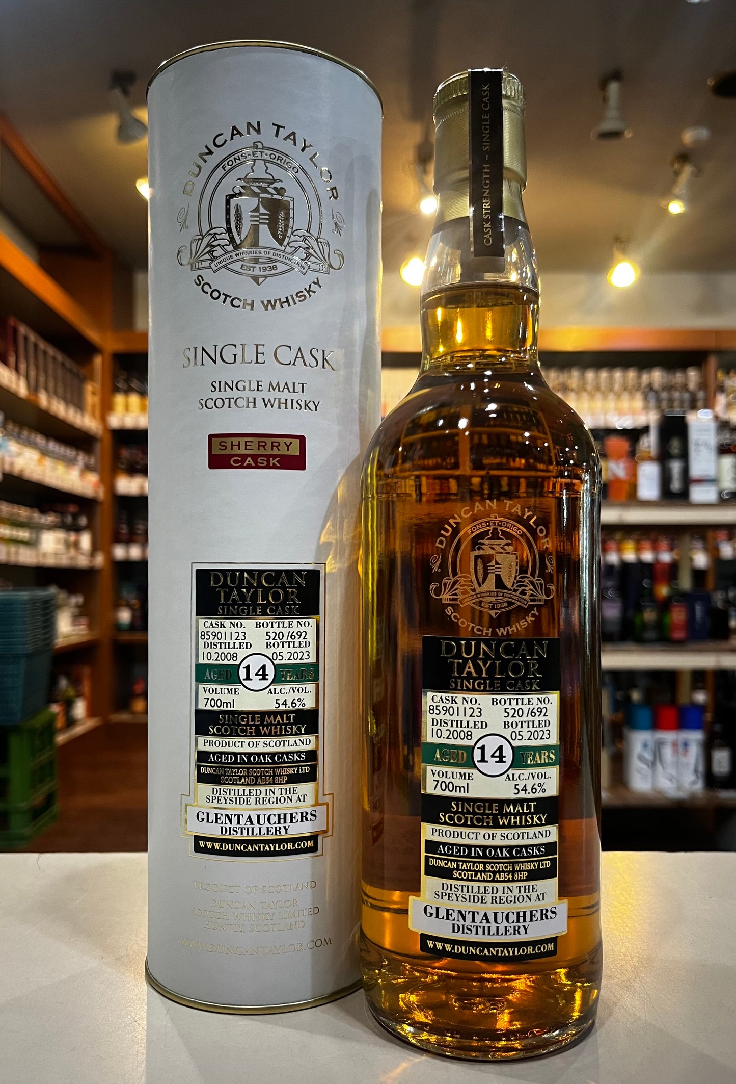 ダンカンテイラー シングルカスク グレントファース 14年 2008 DUNCAN TAYLOR SINGLE CASK Glentauchers AGED 14 YEARS 2008