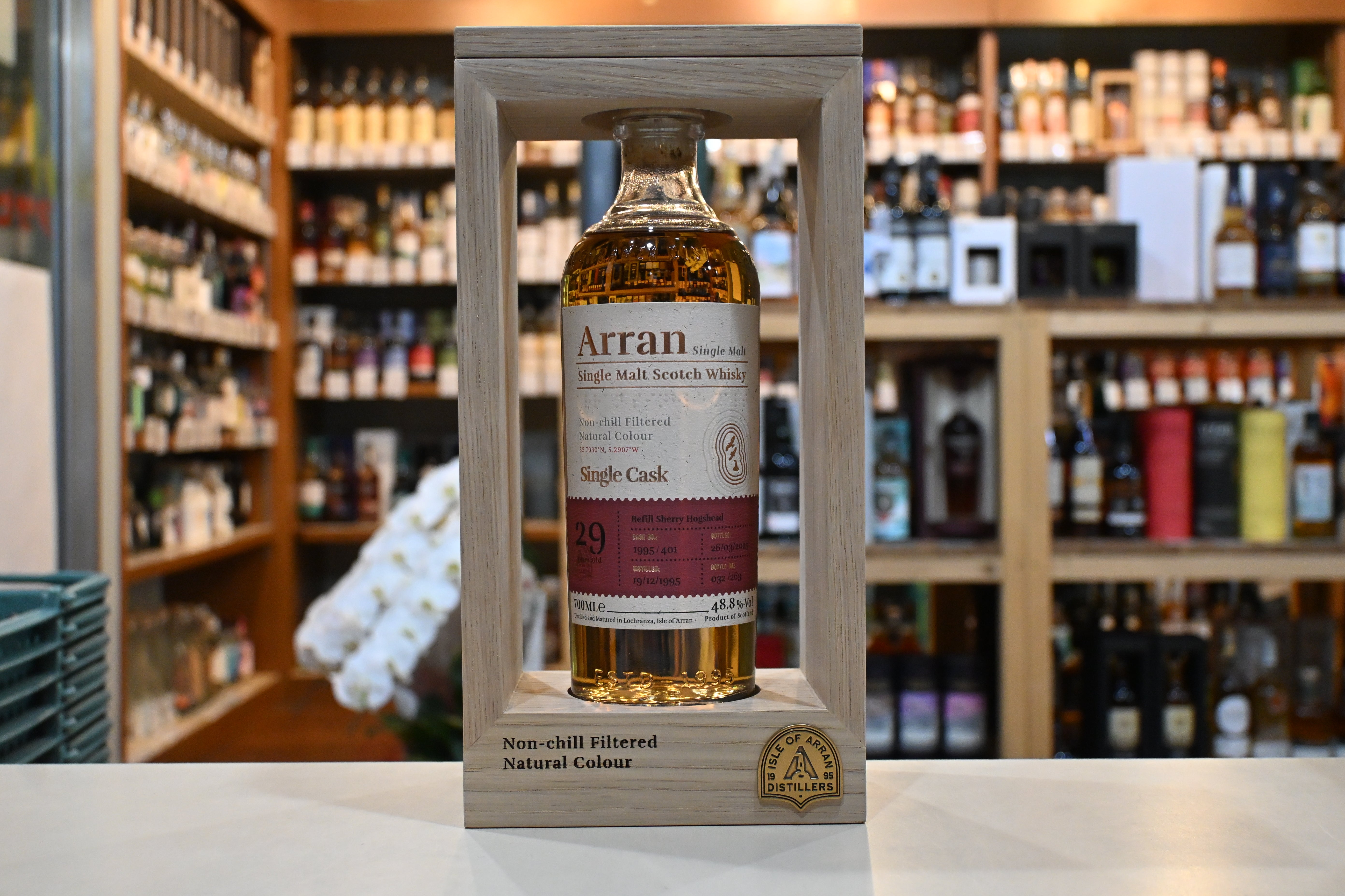 アラン1995 シェリーホグスヘッド ARRAN 1995 SHERRY HOGSHEAD