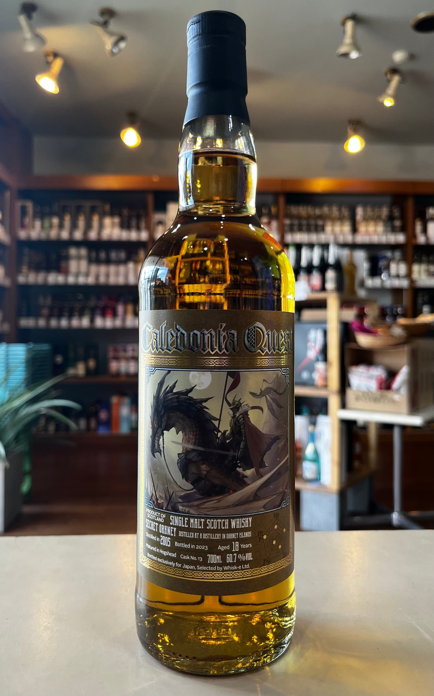 カレドニアクエスト シークレットオークニー 2005 ホグスヘッド Caledonia Quest SECRET ORKNEY 2005 Aged 18 Years Hogshead