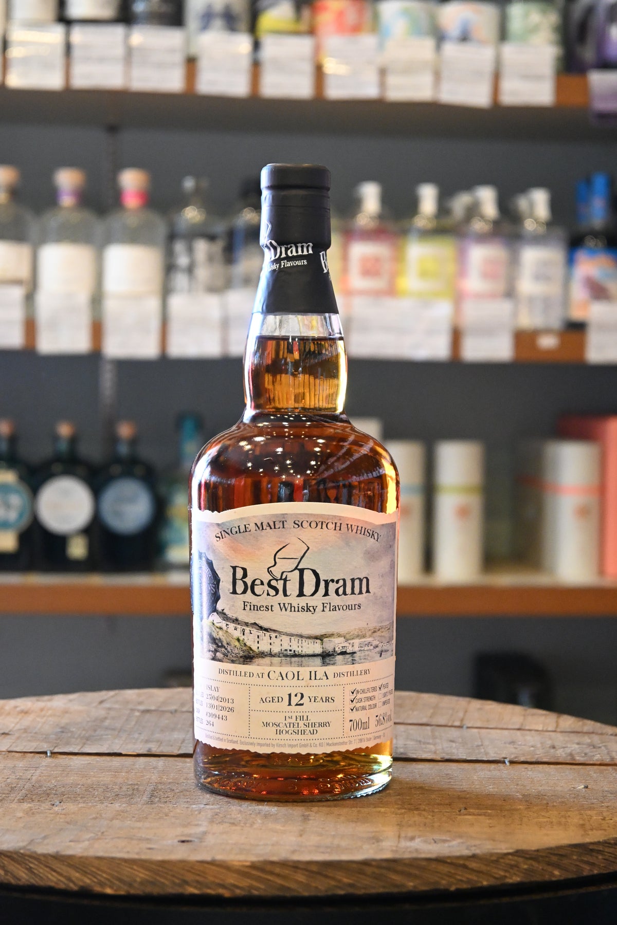 ベストドラム カリラ2013 12年 56.8% 700㎖ Best Dram Caol Ila 2013 12yo 1st Fill Moscatel Sherry Hogshead
