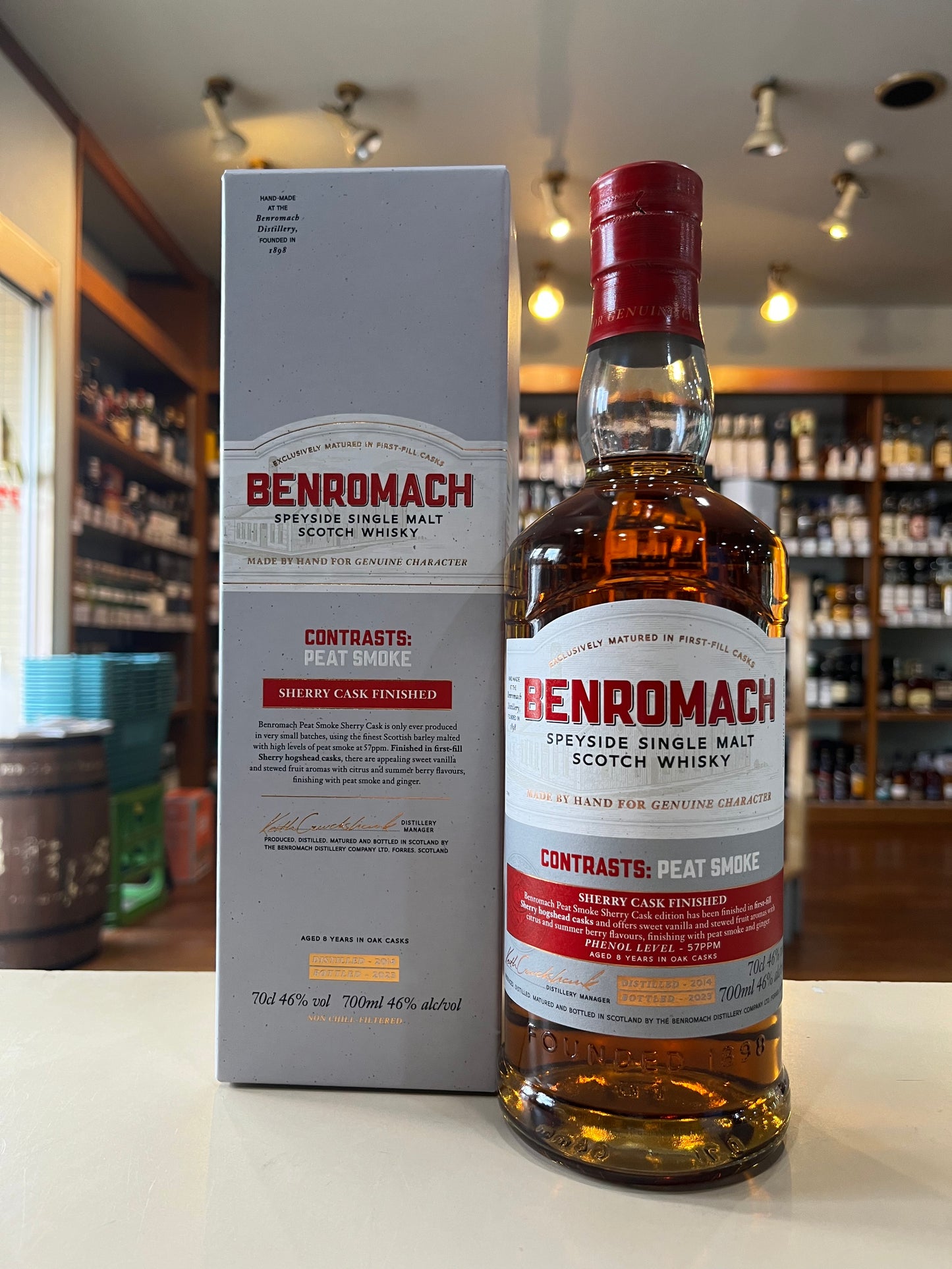 ベンロマック ピートスモーク シェリーカスクマチュアード 2014-2023 BENROMACH PEAT SMOKE SHERRY CASK FINISHED