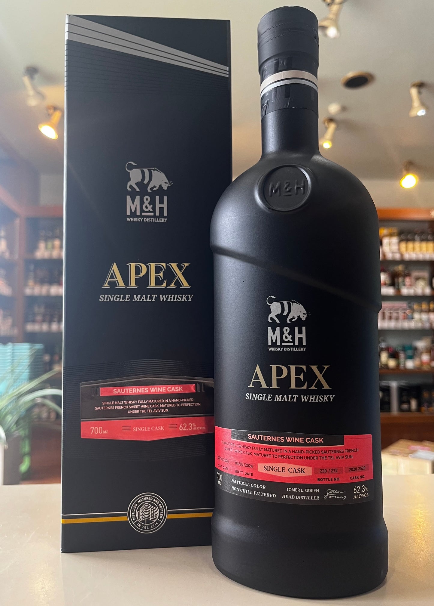 M&H APEX SINGLE CASK SAUTERNES WINE CASK ミルクアンドハニー エイペックス シングルカスク ソーテルヌ樽全期間熟成