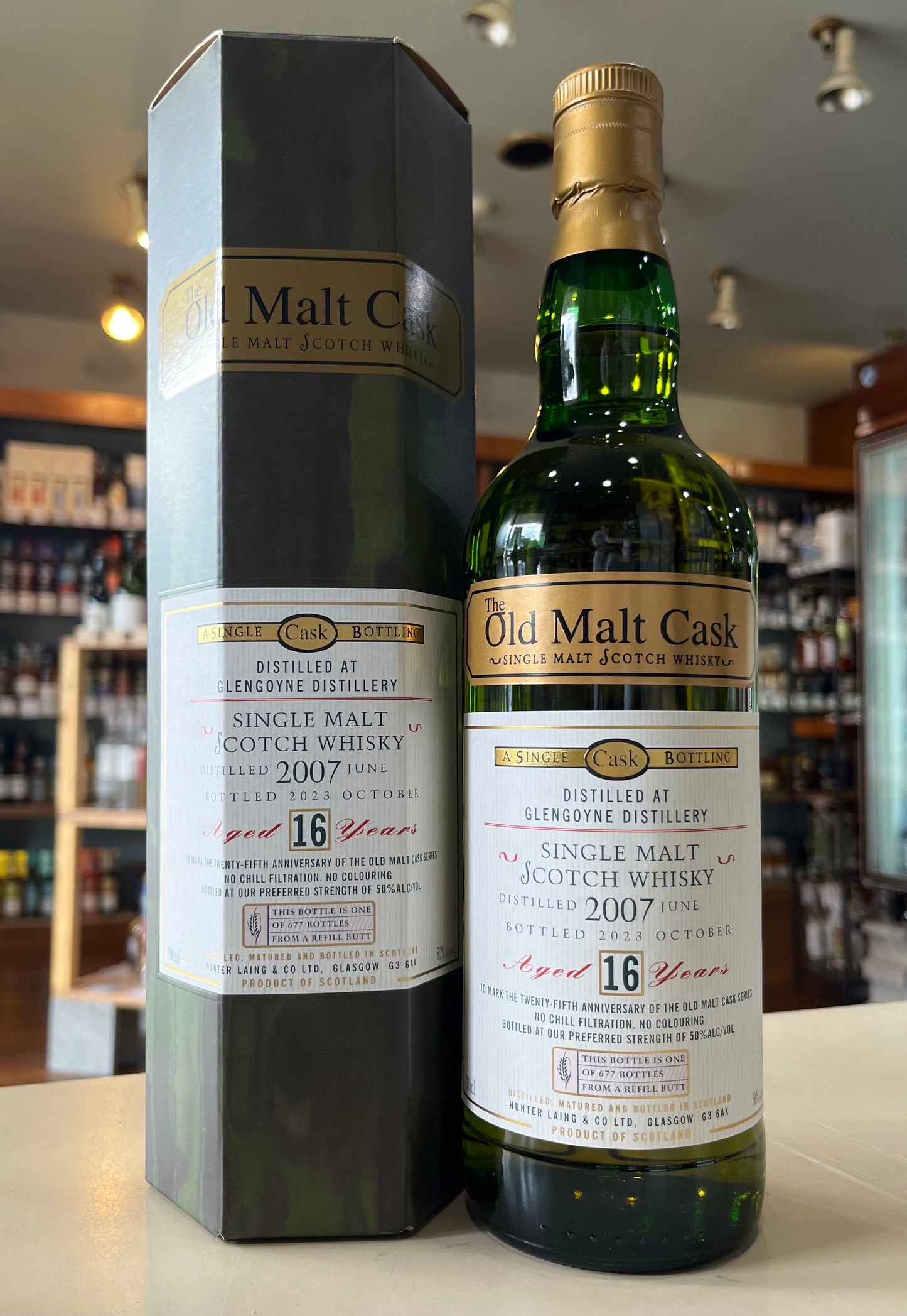 グレンゴイン 2007 16年 / ハンターレイン オールド・モルト・カスク 25周年記念 GLENGOYNE 2007 Aged 16 Years The Old Malt Cask 25 Anniversary