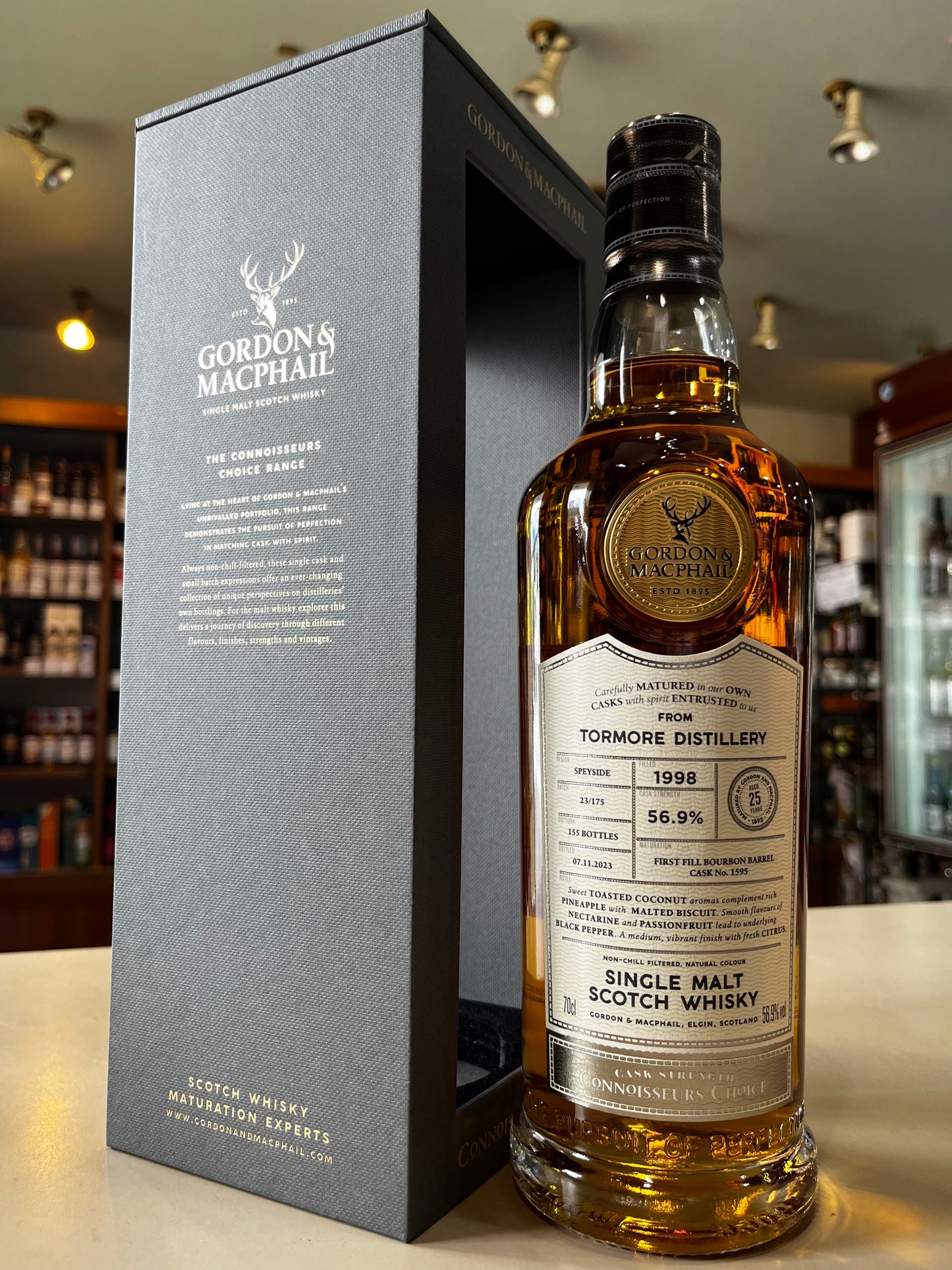 ゴードンアンドマクファイル カスクストレングス コニサーズチョイス トーモア 1998 25年 G&M CASK STRENGTH CONNOISSEURS CHOICE TORMORE 1998 AGED 25 YEARS