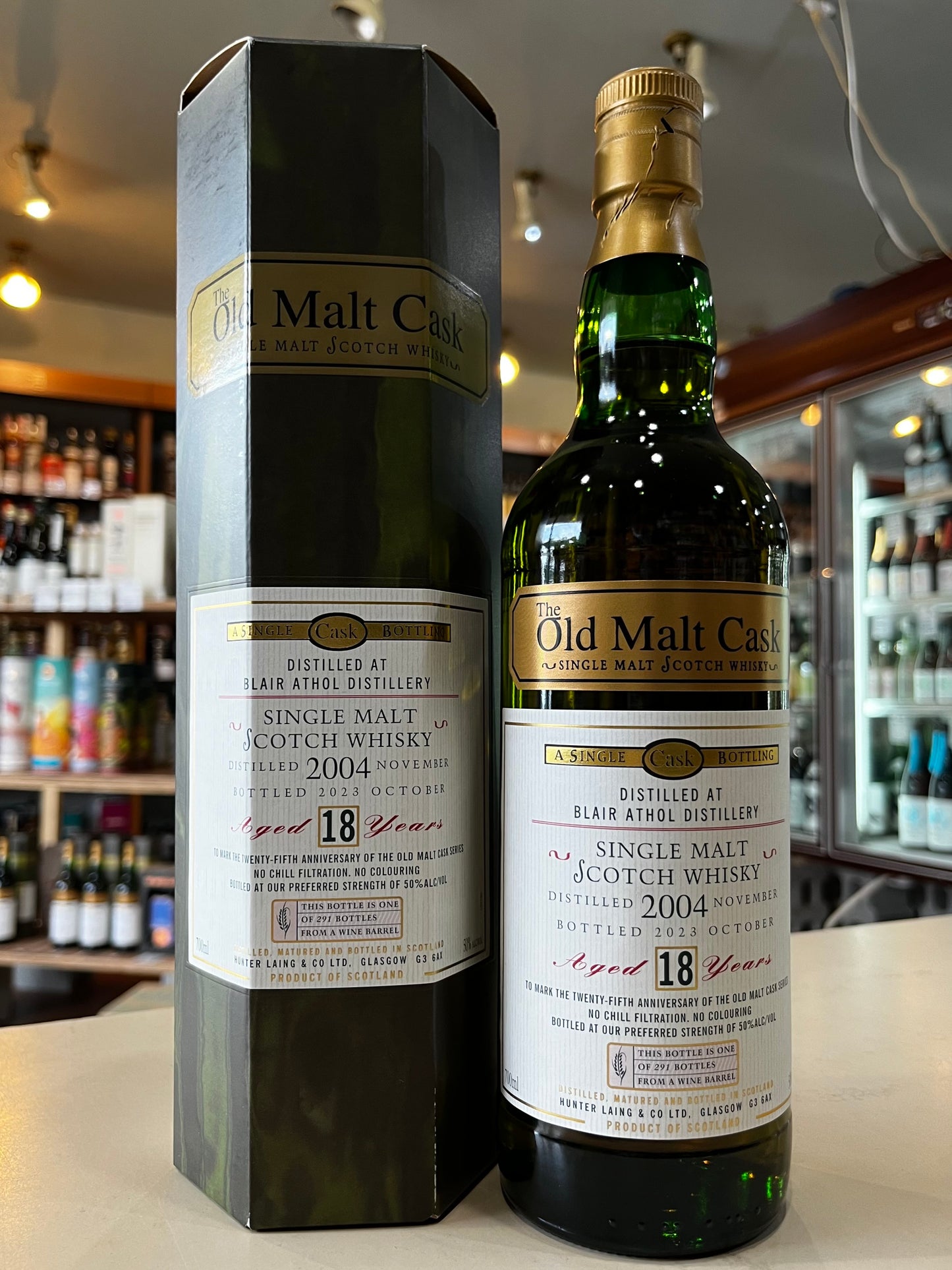 ブレアアソール 2004 18年 ワイン / ハンターレイン オールド・モルト・カスク 25周年記念 BLAIR ATHOL 2004 Aged 18 Years The Old Malt Cask 25 Anniversary
