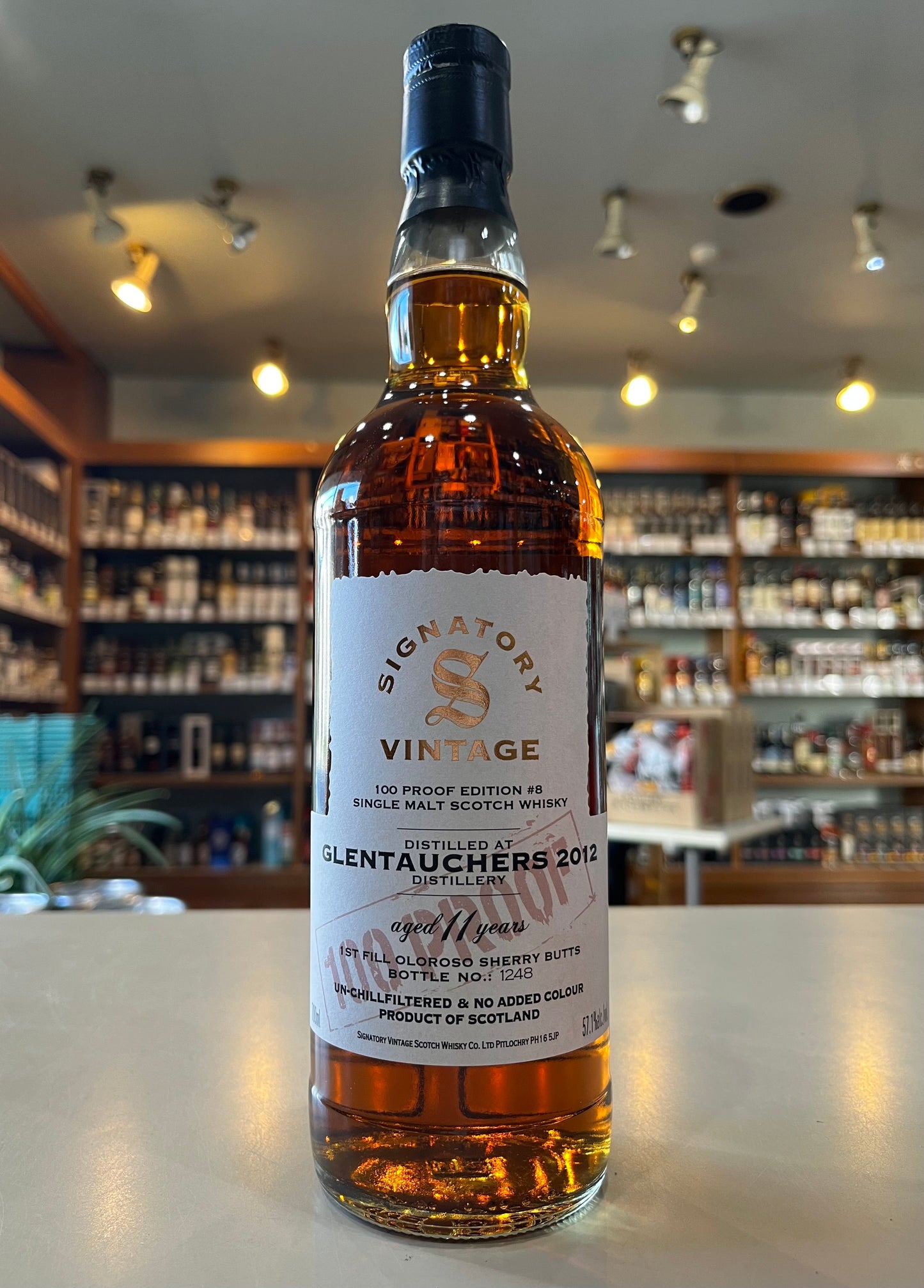 グレントファース 2012 11年 100プルーフ シグナトリーヴィンテージ GLENTAUCHERS 2012 aged 11 years 100Proof SIGNATORY VINTAGE