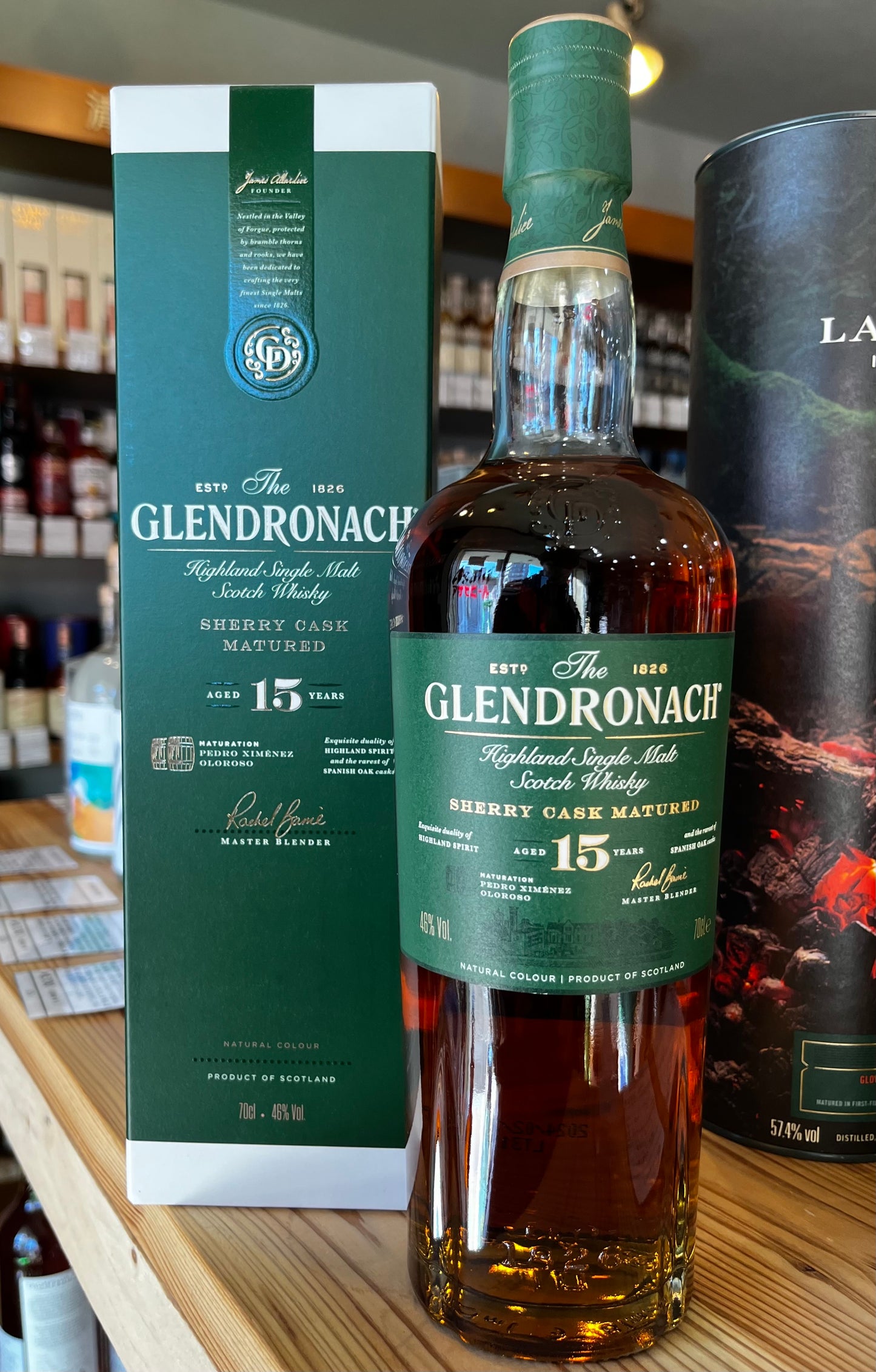グレンドロナック 15年 GLENDRONACH AGED 15 YEARS (新ラベル)