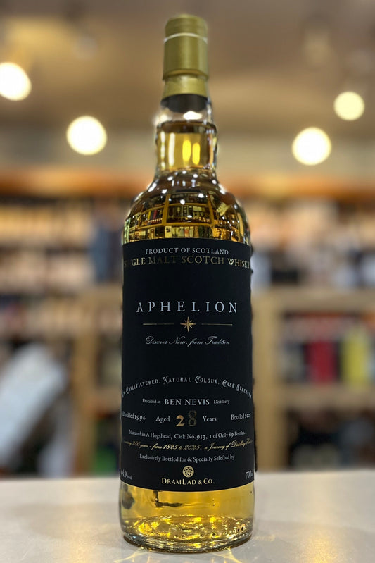 ドラムラッド ベンネヴィス 28年 1996 ホグスヘッド アフェリオン BEN NEVIS Aged 28 Years 1996 APHELION DRAM LAD