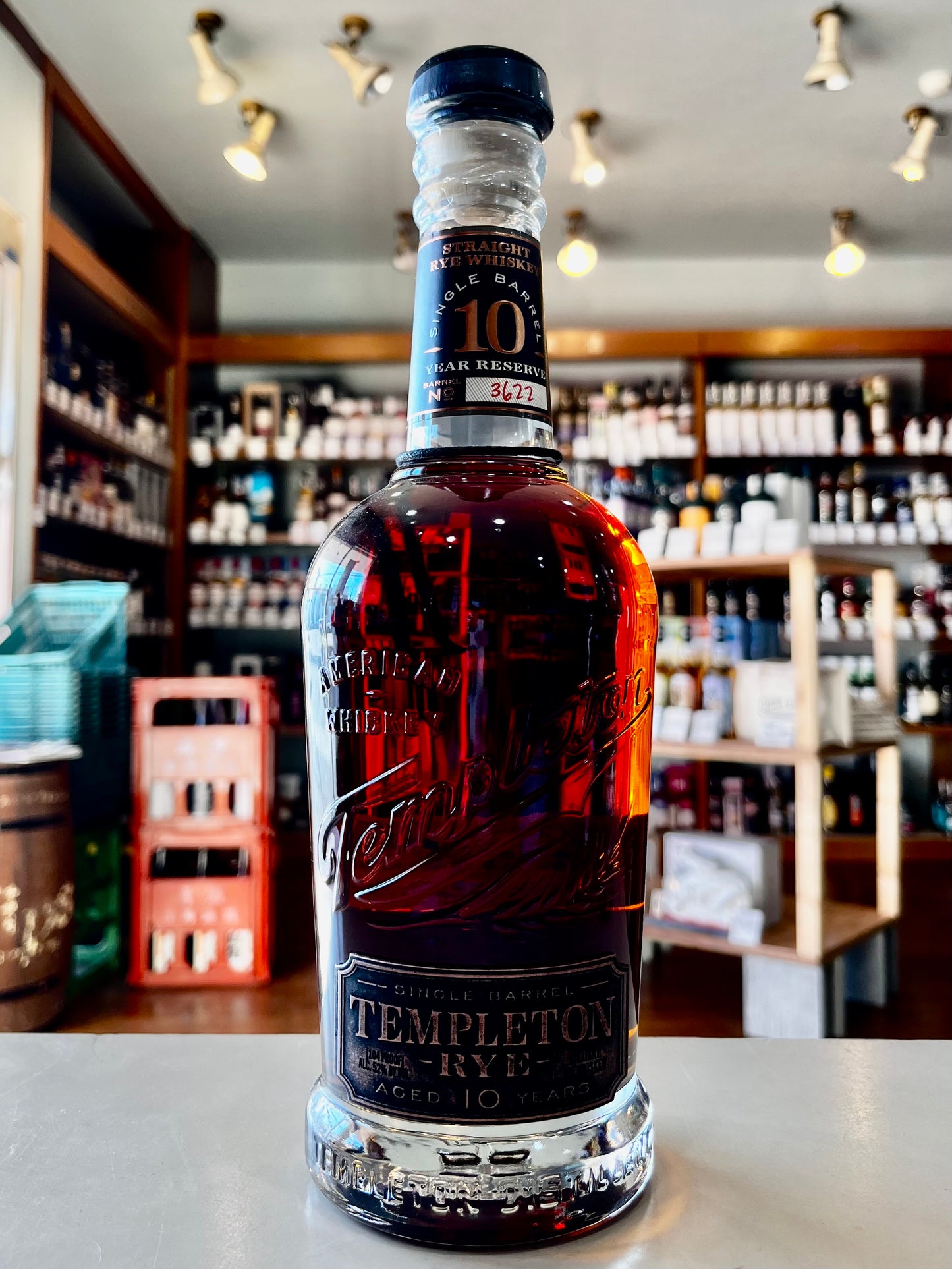 TEMPLETON RYE AGED 10 YEARS RESERVE RYE WHISKEYテンプルトン ライ 10年 リザーブ