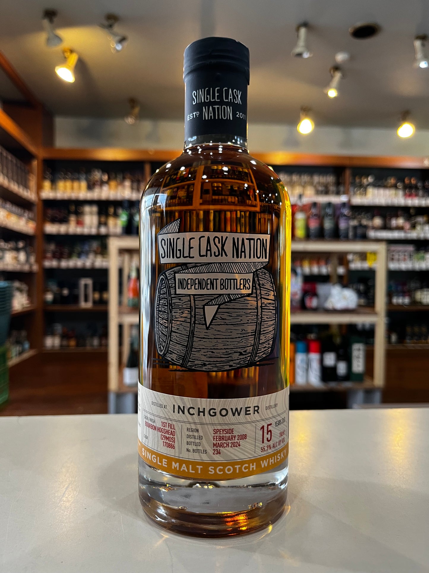 シングルカスクネーション インチガワー 15年 2008 SINGLE CASK NATION INCHGOWER 2008 15 YEARS OLD