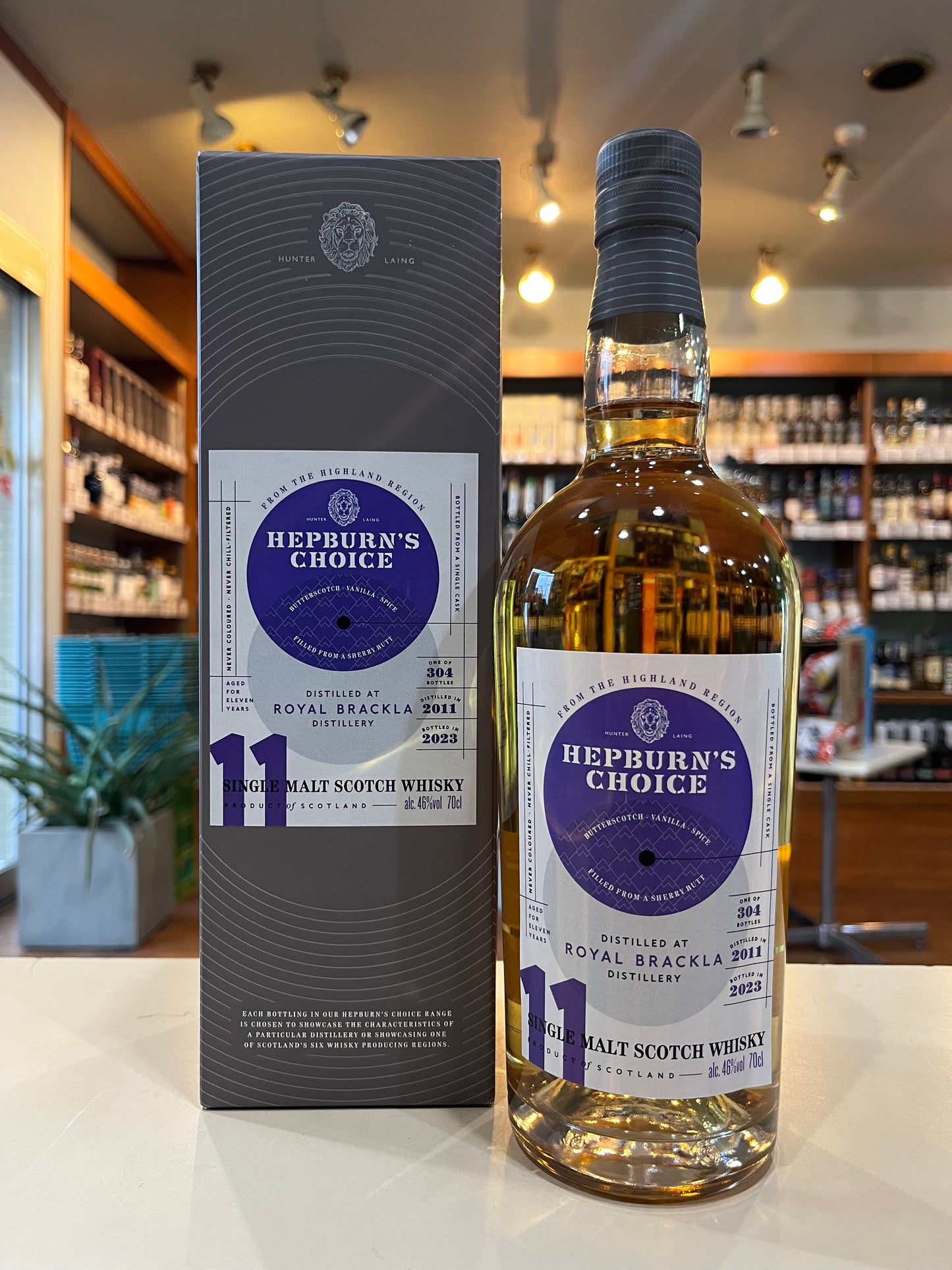 ハンターレイン ヘップバーンズチョイス ロイヤルブラックラ 11年 2011 HUNTER LAING HEPBURN'S CHOICE ROYAL BRACKLA 2011 AGED 11 YEARS