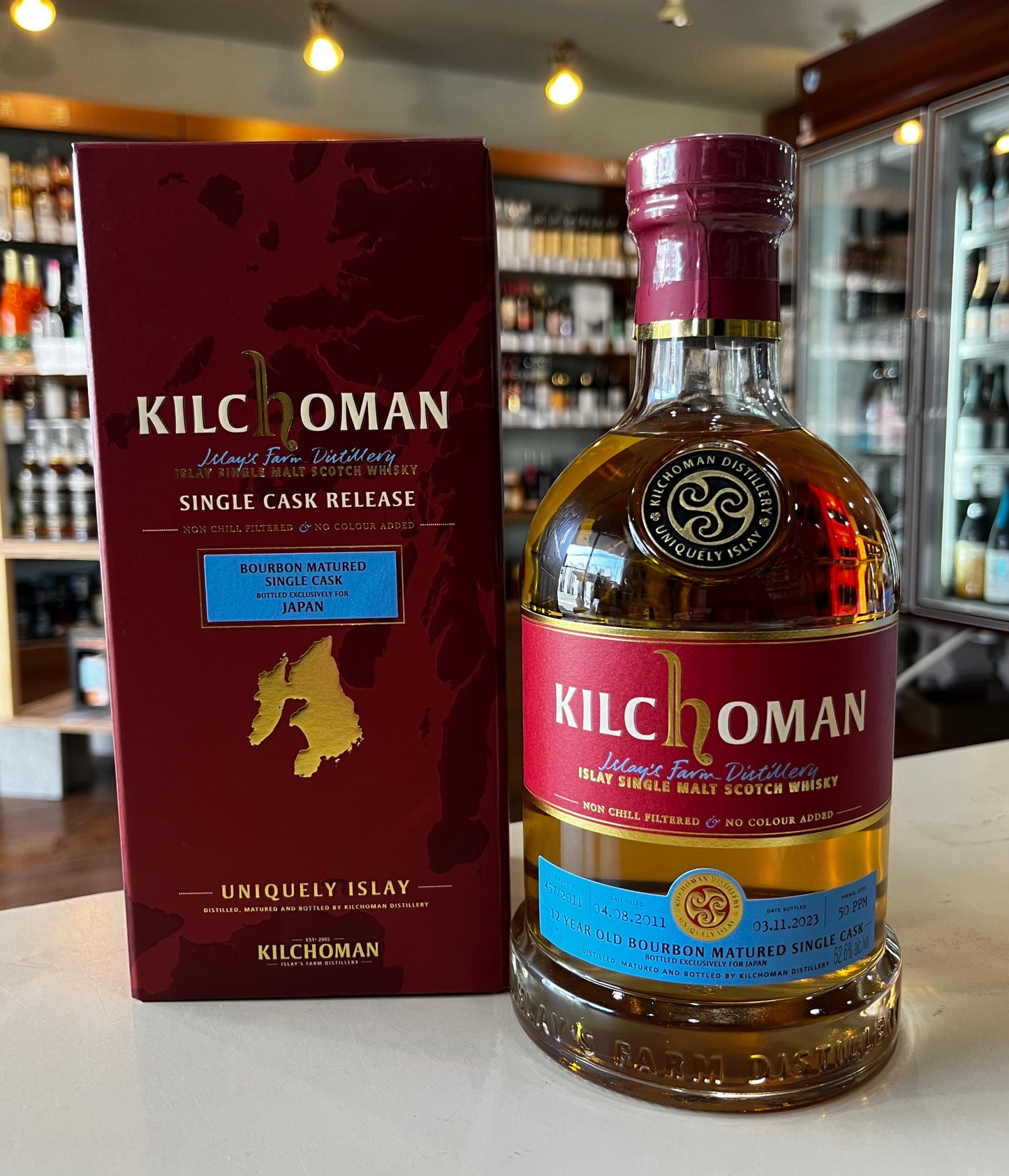 キルホーマン2011 バーボンバレル KILCHOMAN BOURBON MATURED SINGLE CASK