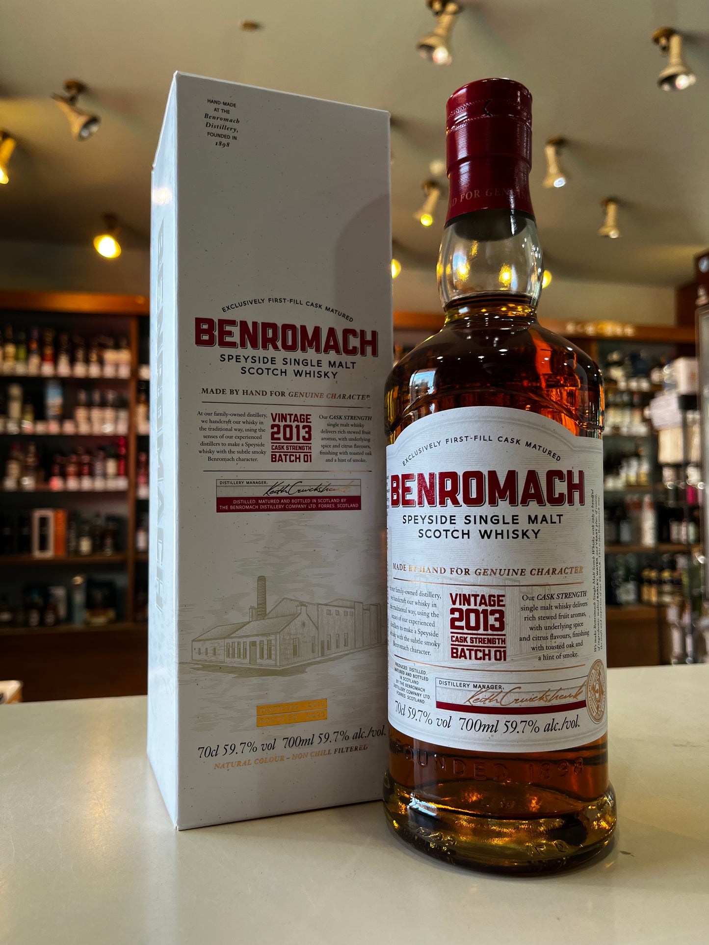 ベンロマック カスクストレングス 2013 バッチ1 BENROMACH CASK STRENGTH 2013 BATCH 01
