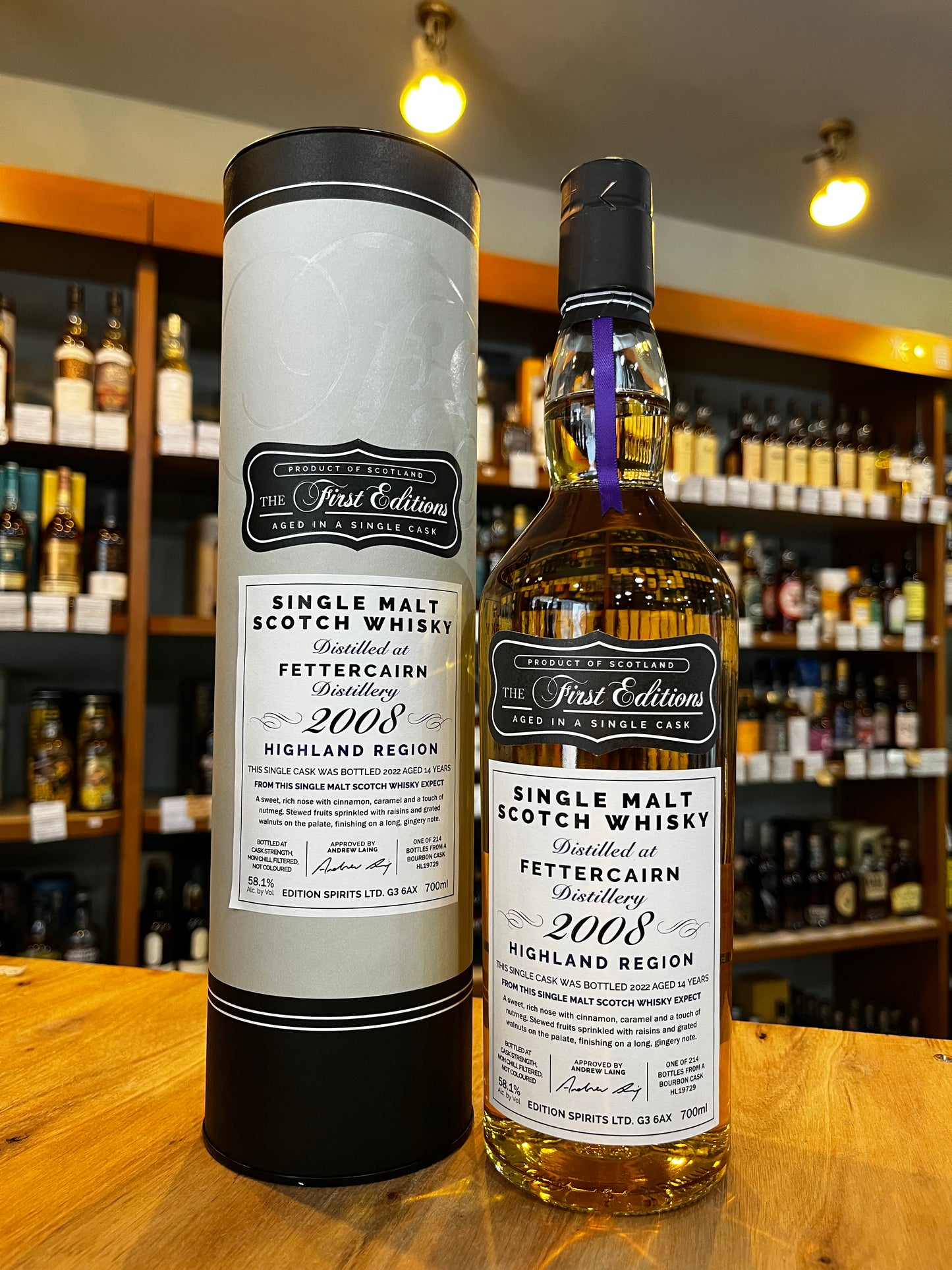 フェッターケアン 2008 14年 バーボン / エディション スピリッツ ファースト エディションズ FETTERCAIRN 2008 AGED 14 YEARS BOURBON THE First Editions