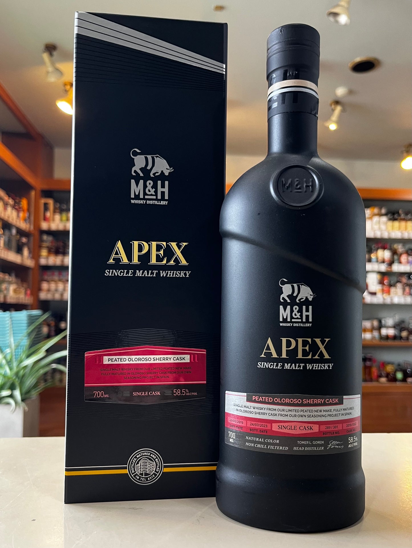 M&H APEX SC PEATED OLOROSO 2019-1582 ミルクアンドハニー シングルカスク ピーテッドオロロソシェリーカスク 2019