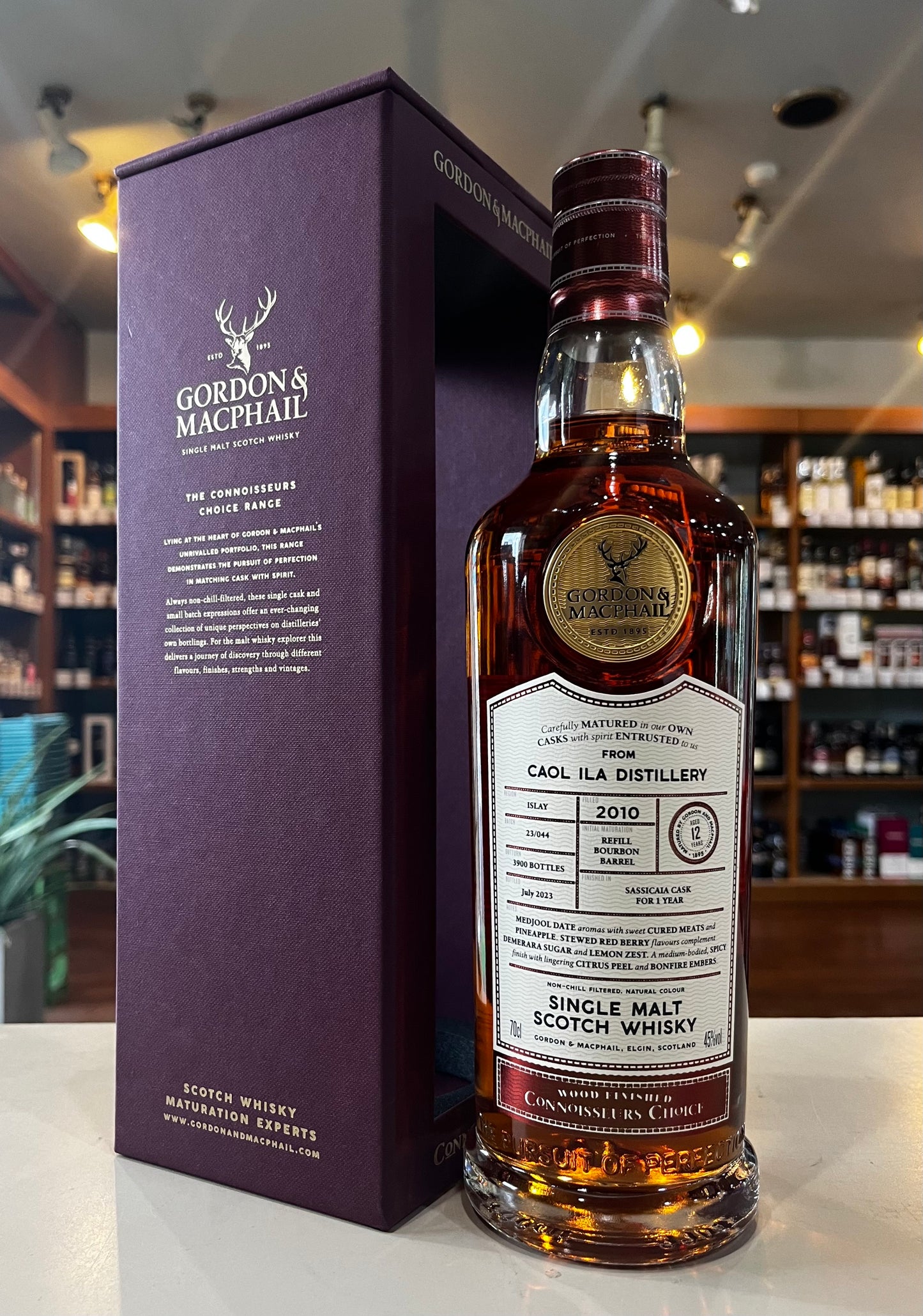 カリラ 2010 12年 サシカイアフィニッシュ / ゴードン&マクファイル コニサーズチョイス ウッドフィニッシュ CAOL ILA 2010 AGED 12 YEARS SASSICAIA CASK FINISHED G&M WOOD FINISHED CONNOISSEURS CHOICE