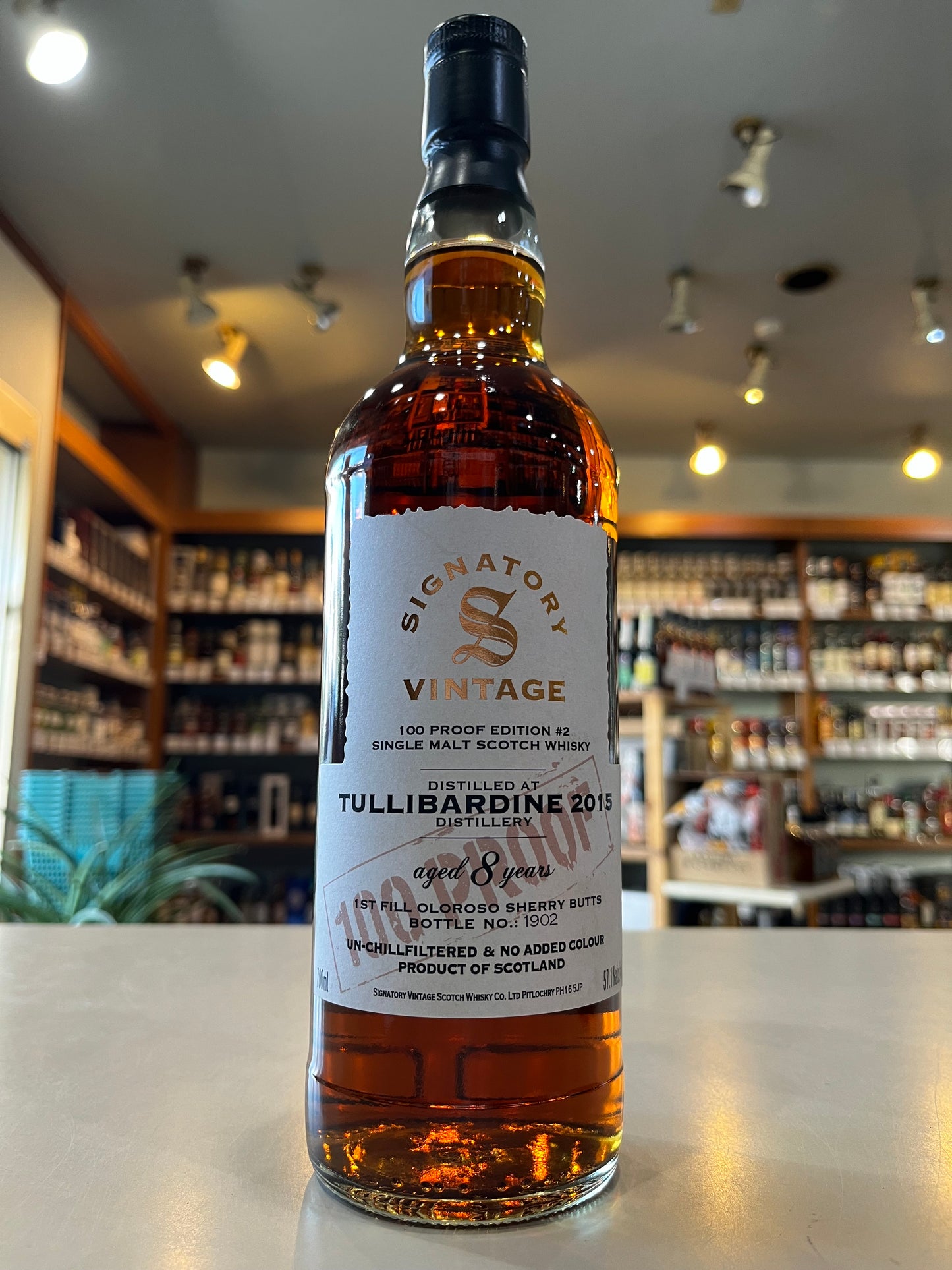 タリバーディン 2015 8年 100プルーフ シグナトリーヴィンテージ TULLIBARDINE 2015 aged 8 years 100Proof SIGNATORY VINTAGE