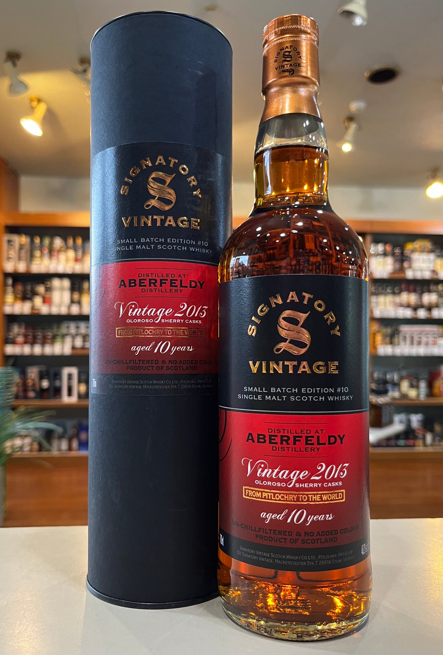 アバフェルディ 2013 10年 スモールバッチ シグナトリーヴィンテージ ABERFELDY 2013 aged 10 years SMALL BATCH SIGNATORY VINTAGE