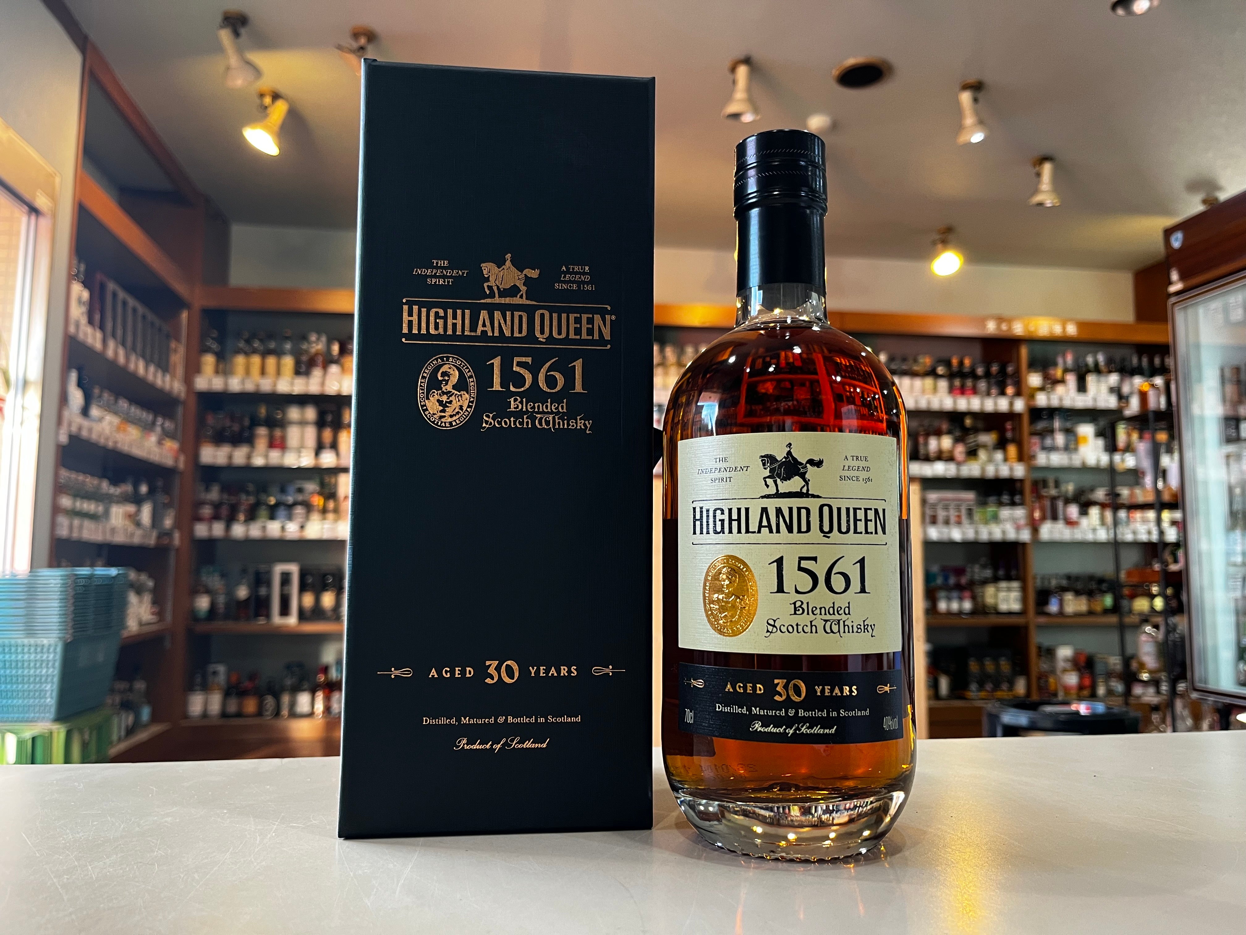 ハイランドクイーン 1561 30年 ブレンデッド スコッチウイスキー 40% HIGHLAND QUEEN 1561 30YO BLEND –  北海道根本商店