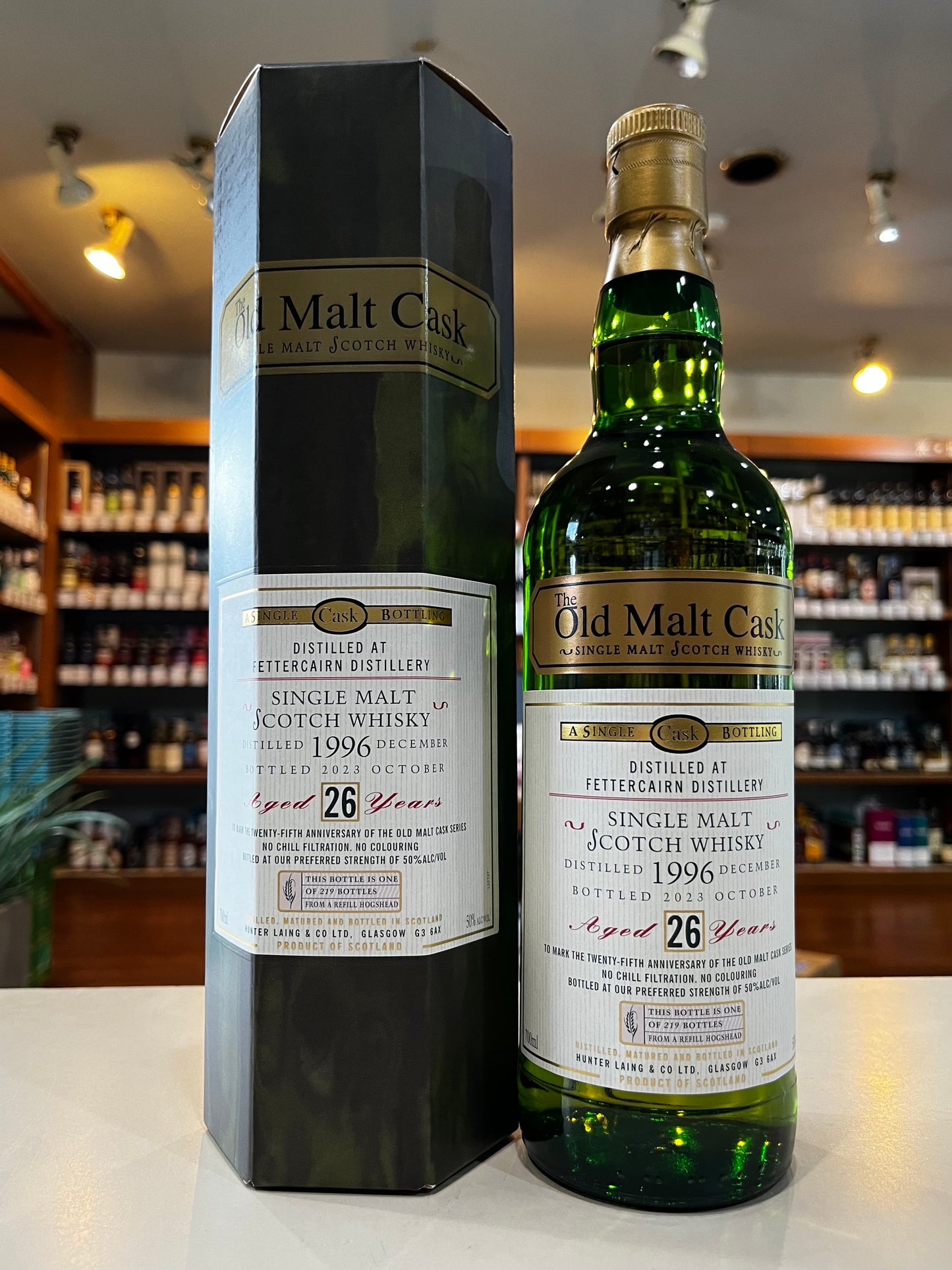 フェッターケアン 1996 26年 / ハンターレイン オールド・モルト・カスク 25周年記念 FETTERCAIRN 1996 Aged 26 Years The Old Malt Cask 25 Anniversary