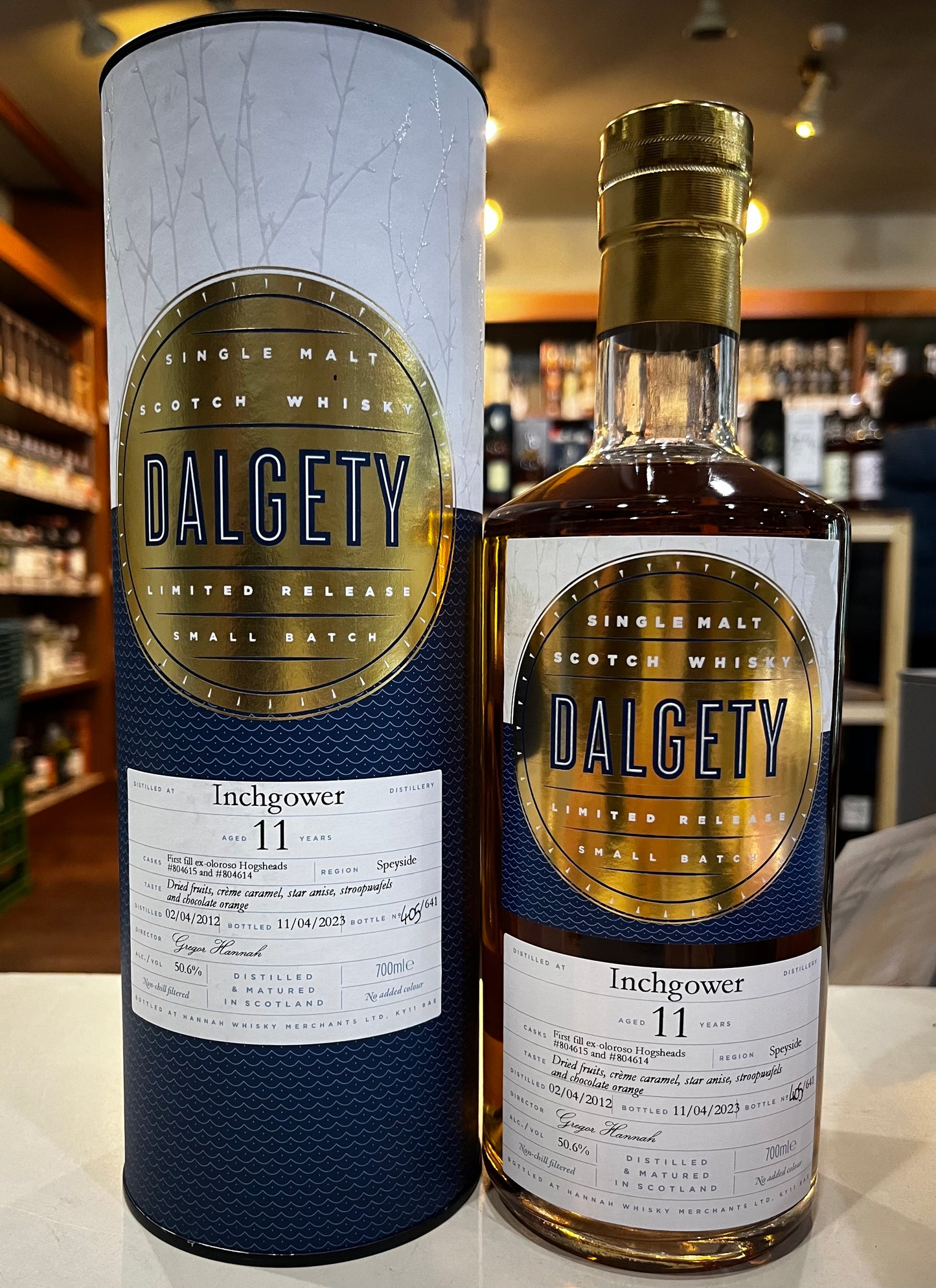 DALGETY Inchgower AGED 11 YEARS ダルゲティ インチガワー 11年 2012