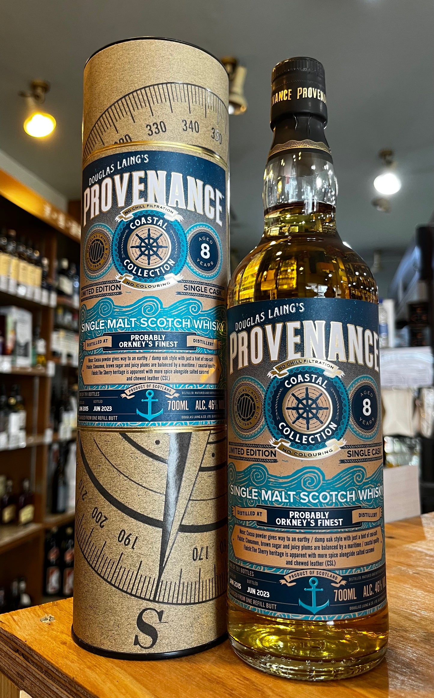 ダグラスレイン プロべナンス オークニーズ ファイネスト 2015 8年 コースタールコレクション DOUGLAS LAING`S PROVENANCE ORKNEY`S FINEST 2015 AGED 8 YEARS COASTAL COLLECTION