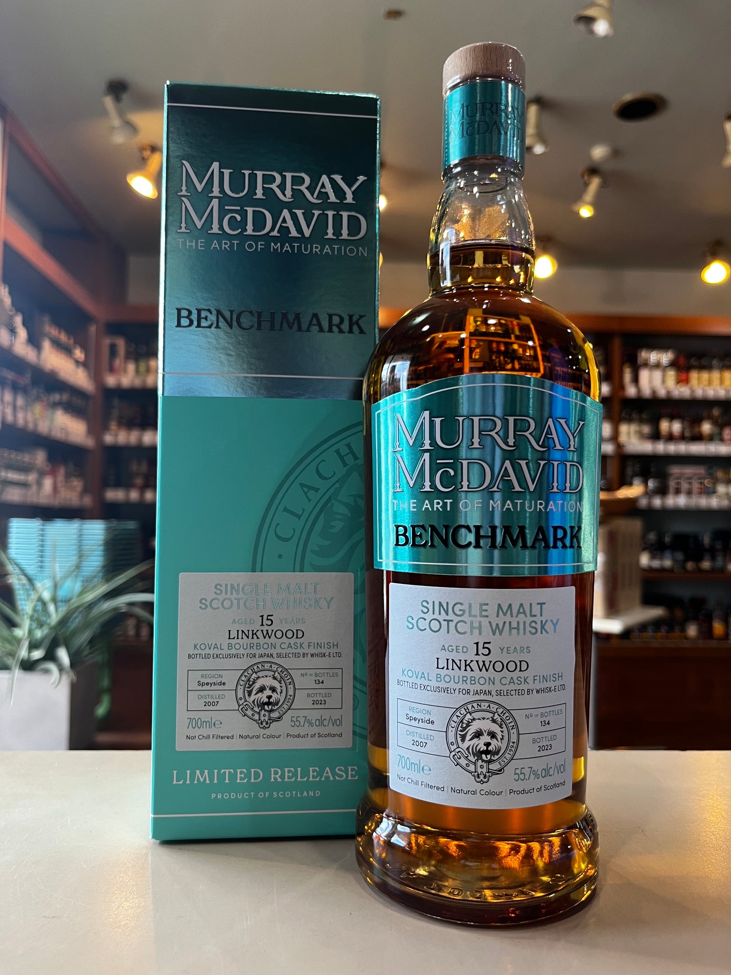 マーレイ・マクダヴィッド ベンチマーク リンクウッド2007/15年 コーヴァルバーボンカスクフィニッシュ MURRAY MCDAVID BENCHMARK LINKWOOD 2007 AGED 15 YEARS KOVAL BOURBON CASK FINISH