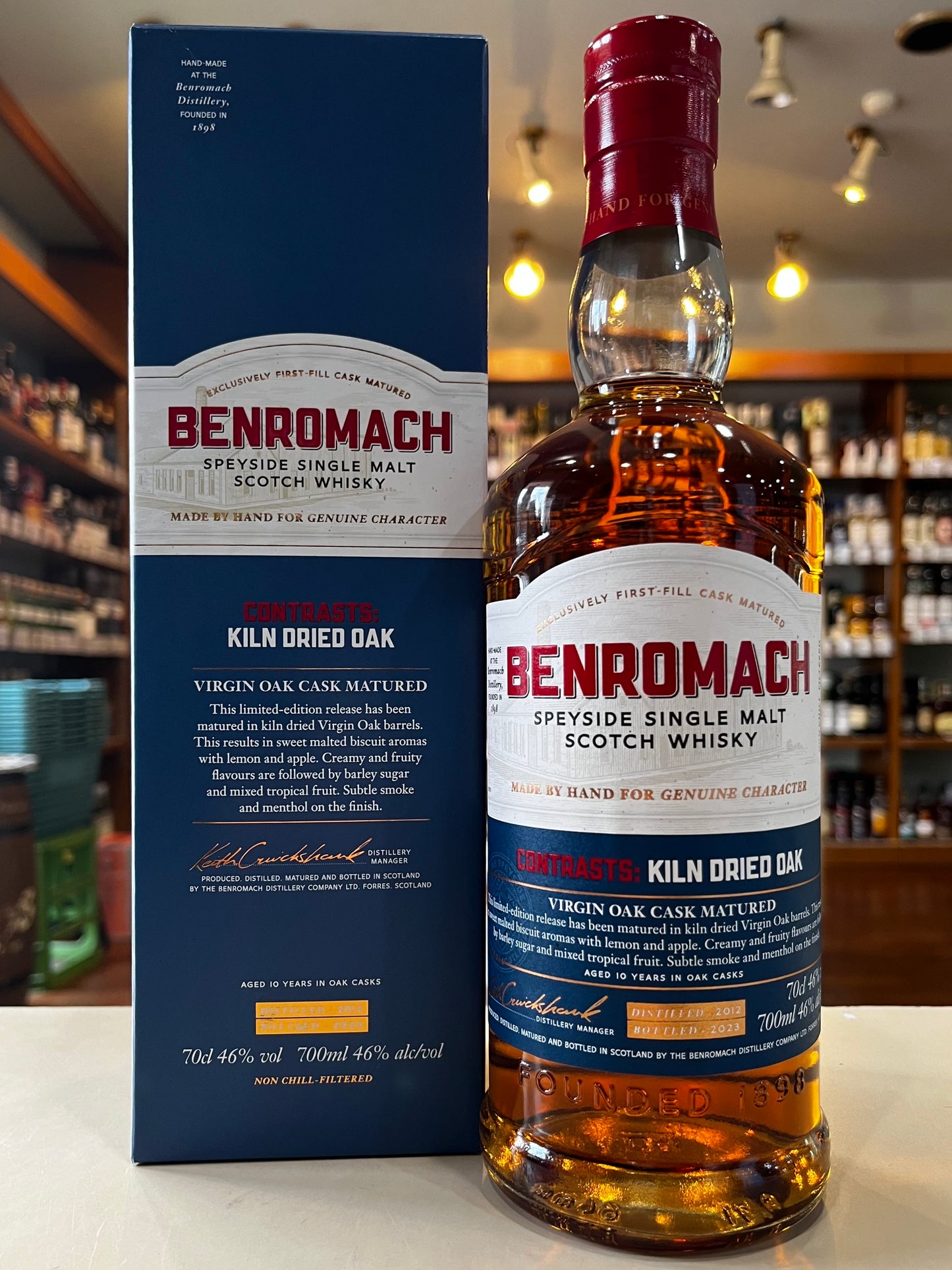 ベンロマック バージンオーク キルンドライ2012 Benromach Contrasts KILN Dried Oak