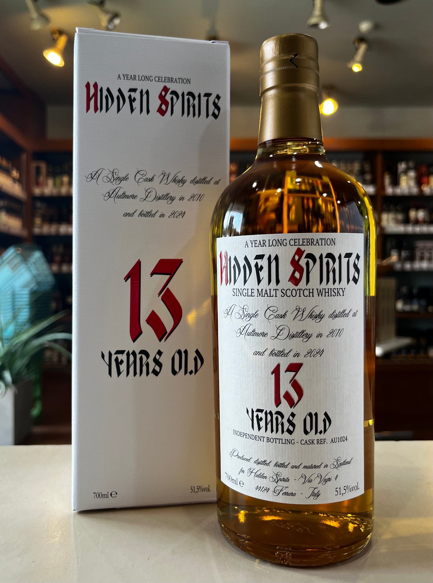 ヒドゥンスピリッツ オルトモア 2010-2024 13年 1stフィルバーボンカスク HIDDEN SPIRITS Aultmore AGED 13 YEARS