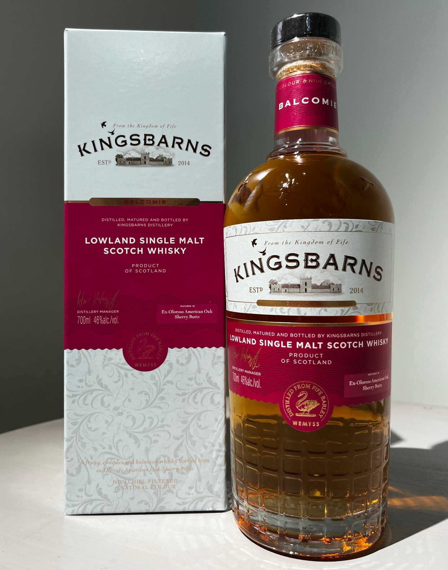 キングスバーンズ バルコミー シェリーカスク マチュアード KINGSBARNS BALCOMIE Ex-Oloroso American Oak Sherry Butts