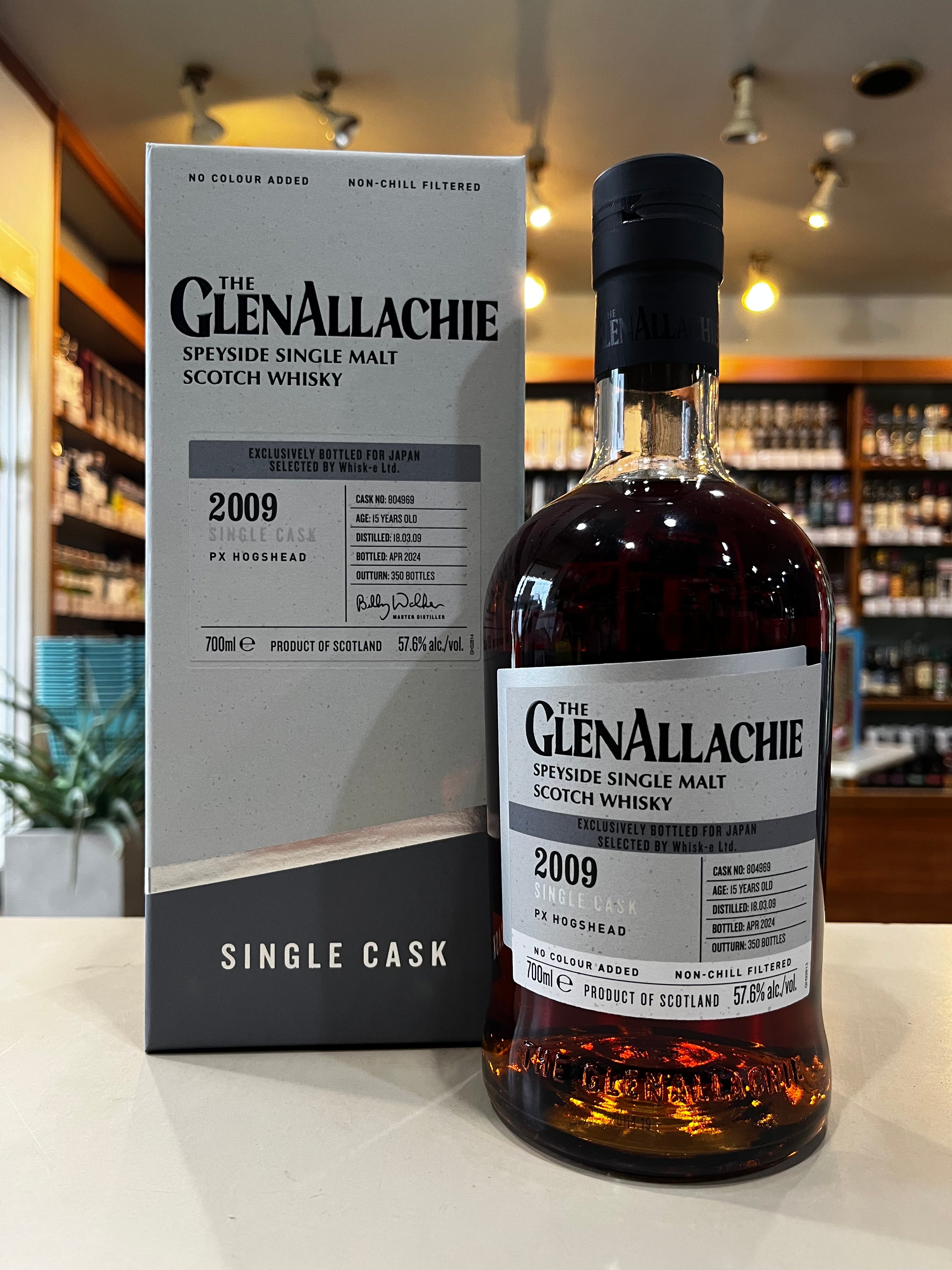 グレンアラヒー2009/15年PXシェリーホグスヘッド GLENALLACHIE 2009 PX HOGSHEAD – 北海道根本商店