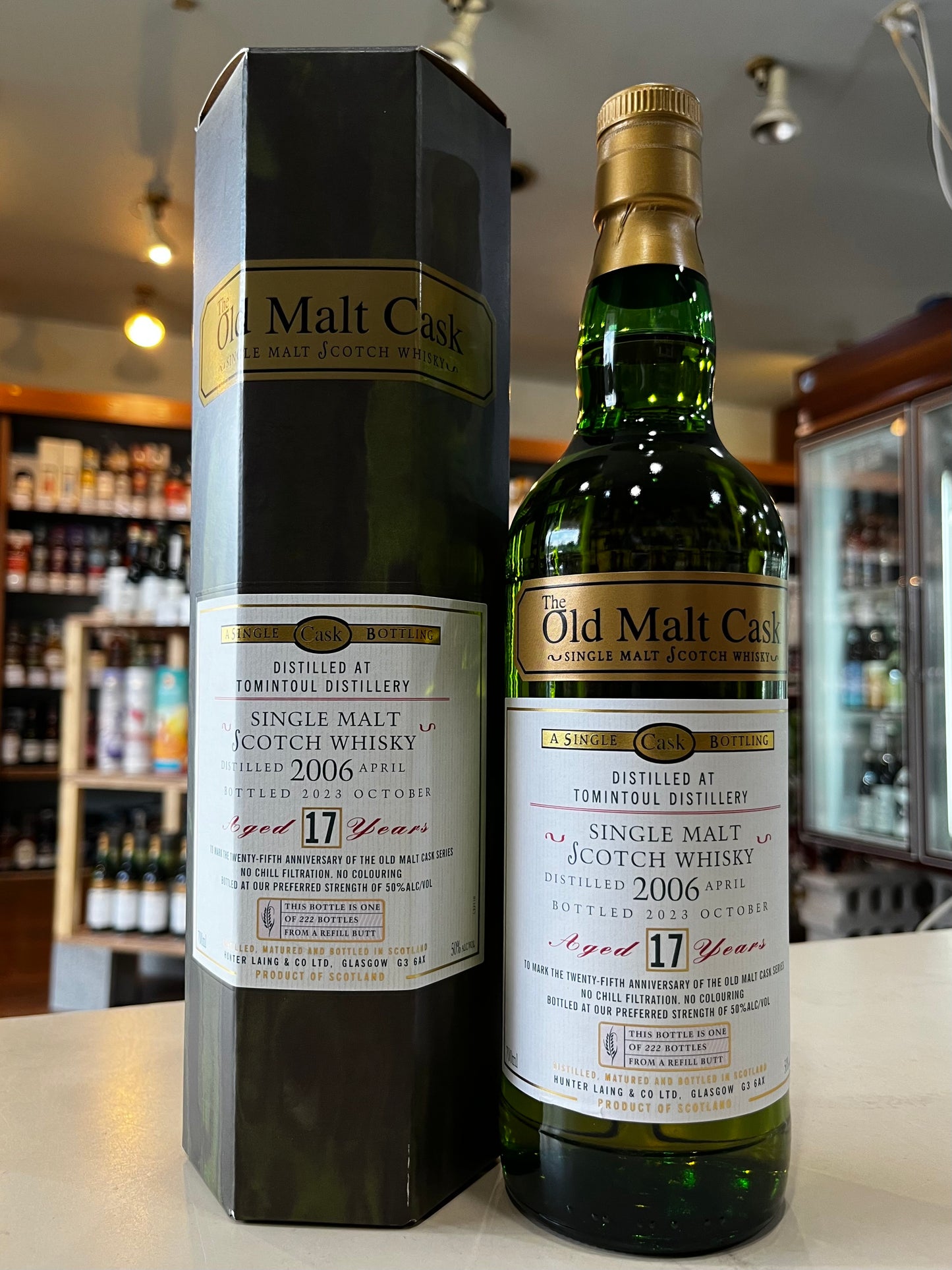トミントール 2006 17年 / ハンターレイン オールド・モルト・カスク 25周年記念 TOMINTOUL 2006 Aged 17 Years The Old Malt Cask 25 Anniversary
