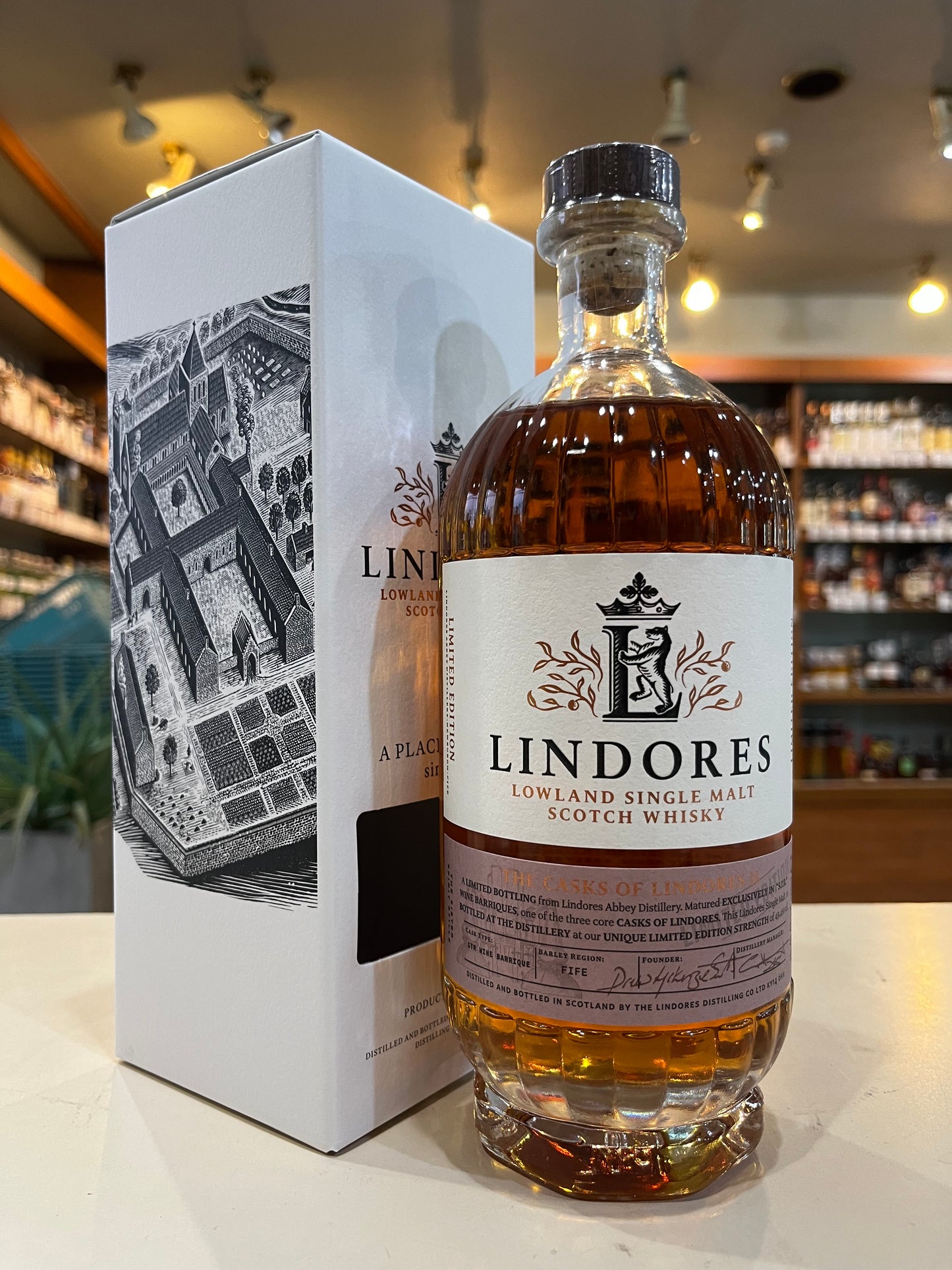 リンドーズ シングルモルト ザ・カスク・オブ・リンドーズ STRカスク 2 LINDORES SINGLE MALT THE CASKS OF LINDORES STR WINE BARRIQUE