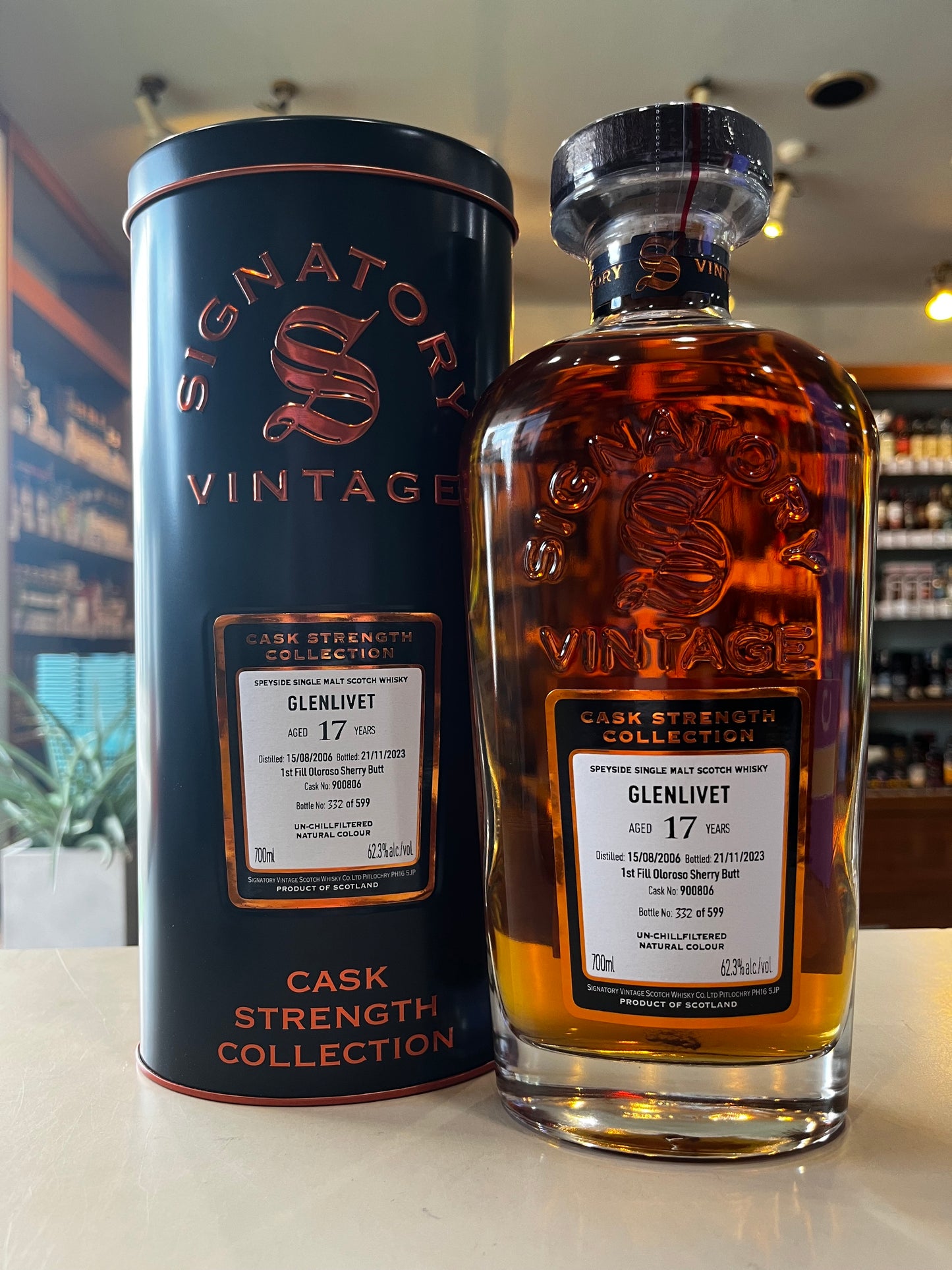 シグナトリー・ヴィンテージ カスクストレングスコレクション グレンリベット 2006 17年 SIGNATORY VINTAGE CASK STRENGTH GLENLIVET 2006 17YEARS