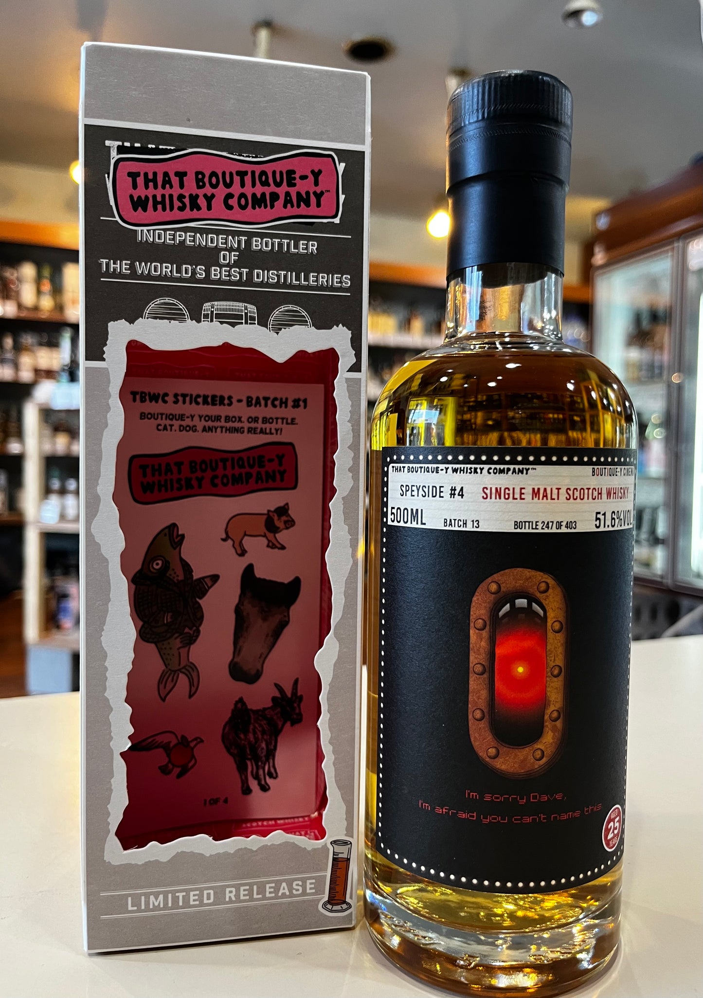 BOUTIQUE WHISKY SPEYSIDE #4 AGED 25 YEARS ブティックウイスキー スペイサイド#4 バッチ13 25年
