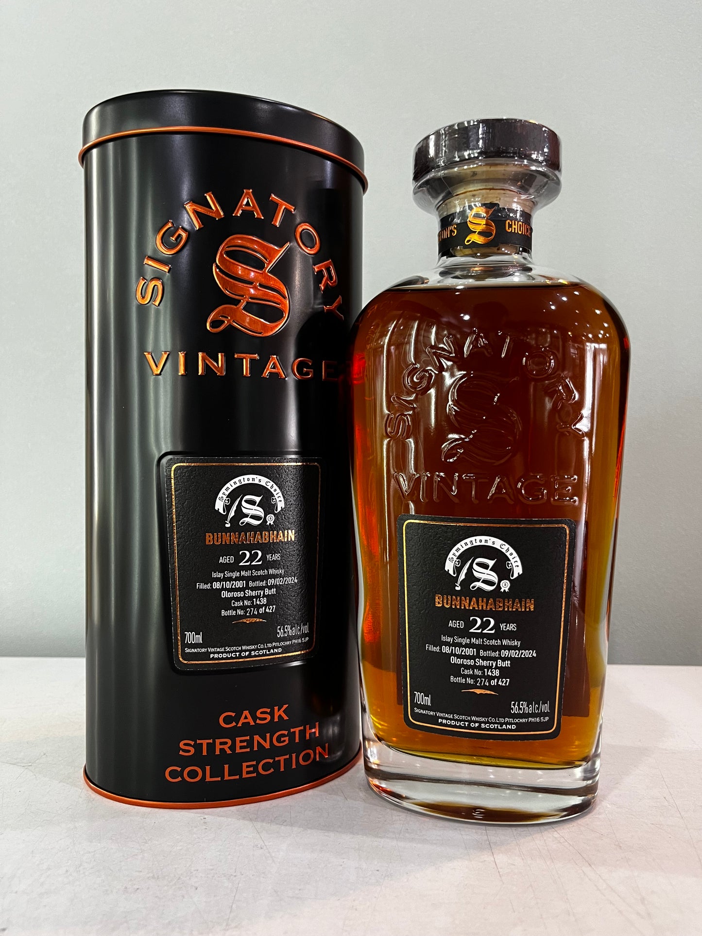 ブナハーブン 2001 22年 #1438 サイミントンズチョイス シグナトリーヴィンテージ BUNNAHABHAIN 2001 aged 22 years Syminton's Choice SIGNATORY VINTAGE