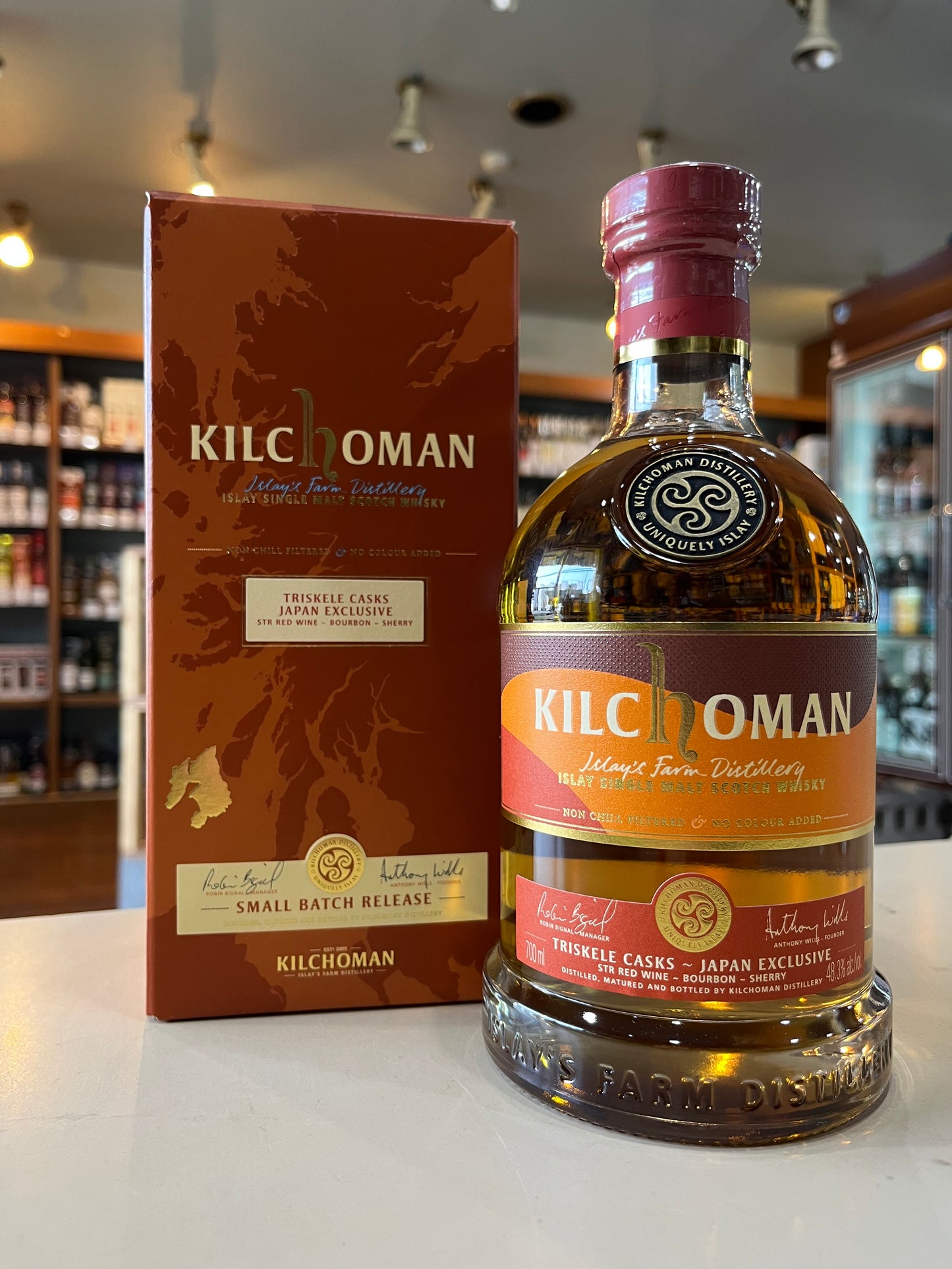 キルホーマン トリスケルカスク STR KILCHOMAN TRISKELE CASKS STR RED WINE ~ BOURBON ~ SHERRY