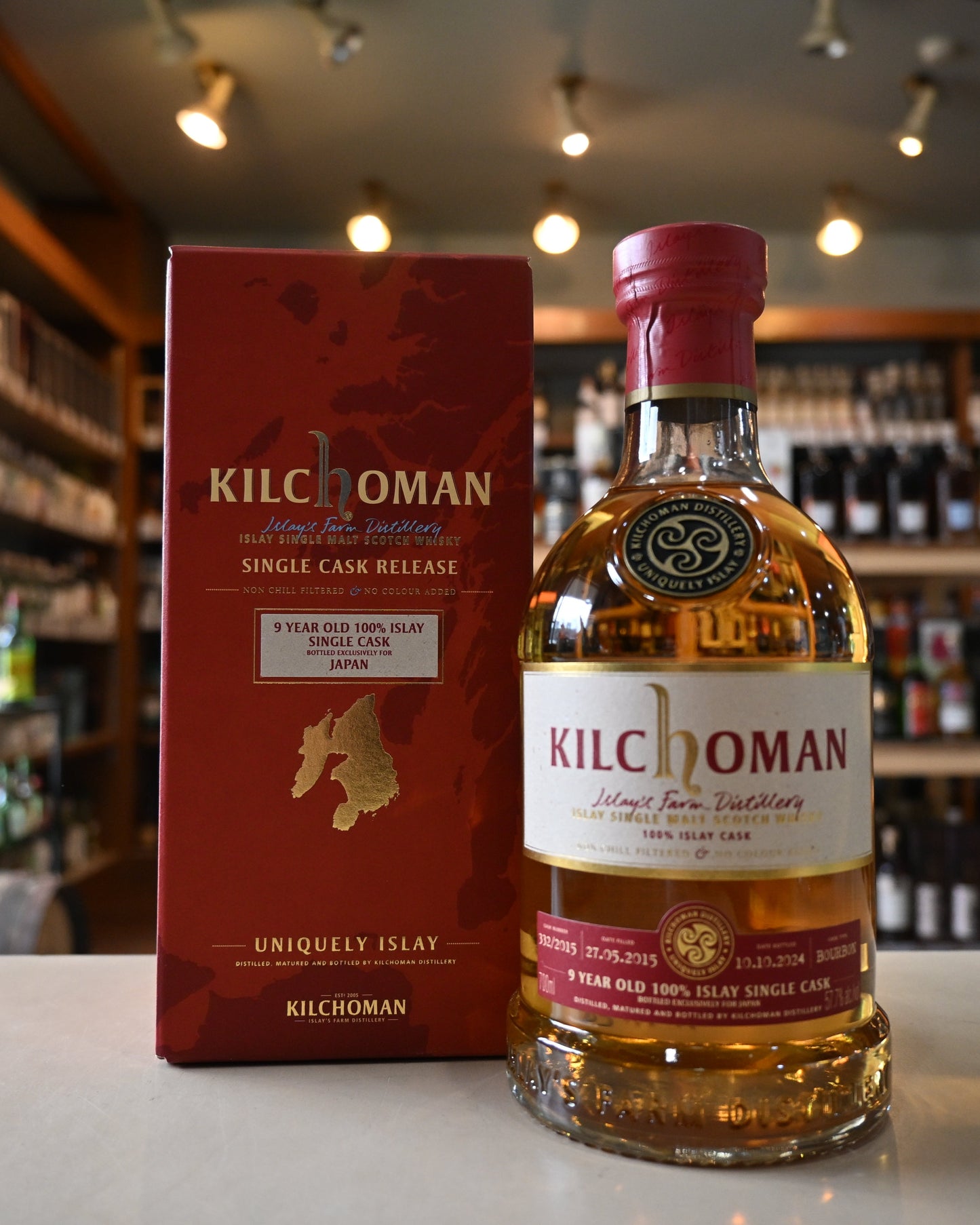 キルホーマン2015 100%アイラ バーボンバレル KILCHOMAN 2015 100%ISLAY CASK BOURBON BARREL