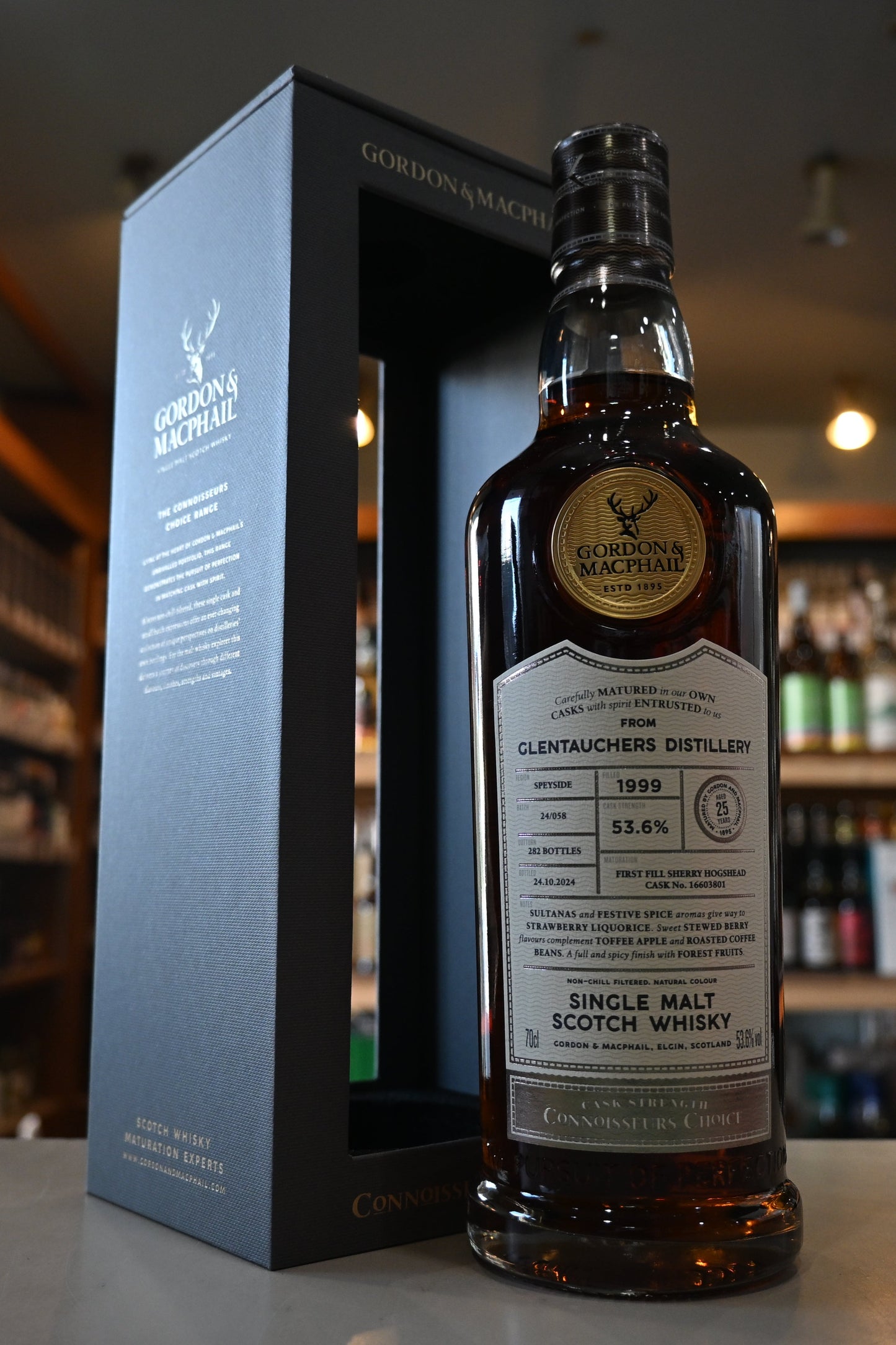 グレントファース 1999 25年 / ゴードン&マクファイル コニサーズチョイス カスクストレングス G&M CONNOISSEURS CHOICE CASK STRENGTH GLENTAUCHERS AGED 25 YEARS