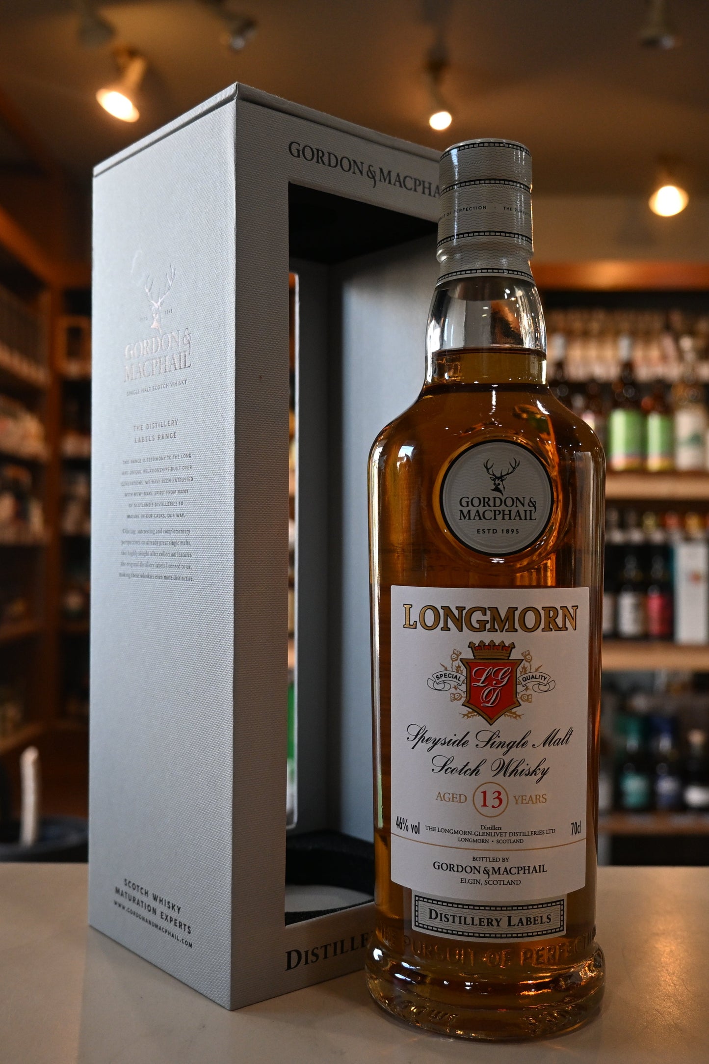 LONGMORN AGED 13 YEARS / GM DISTILLERY LABEL ロングモーン 13年 ゴードン&マクファイル社 ディスティラリーラベル