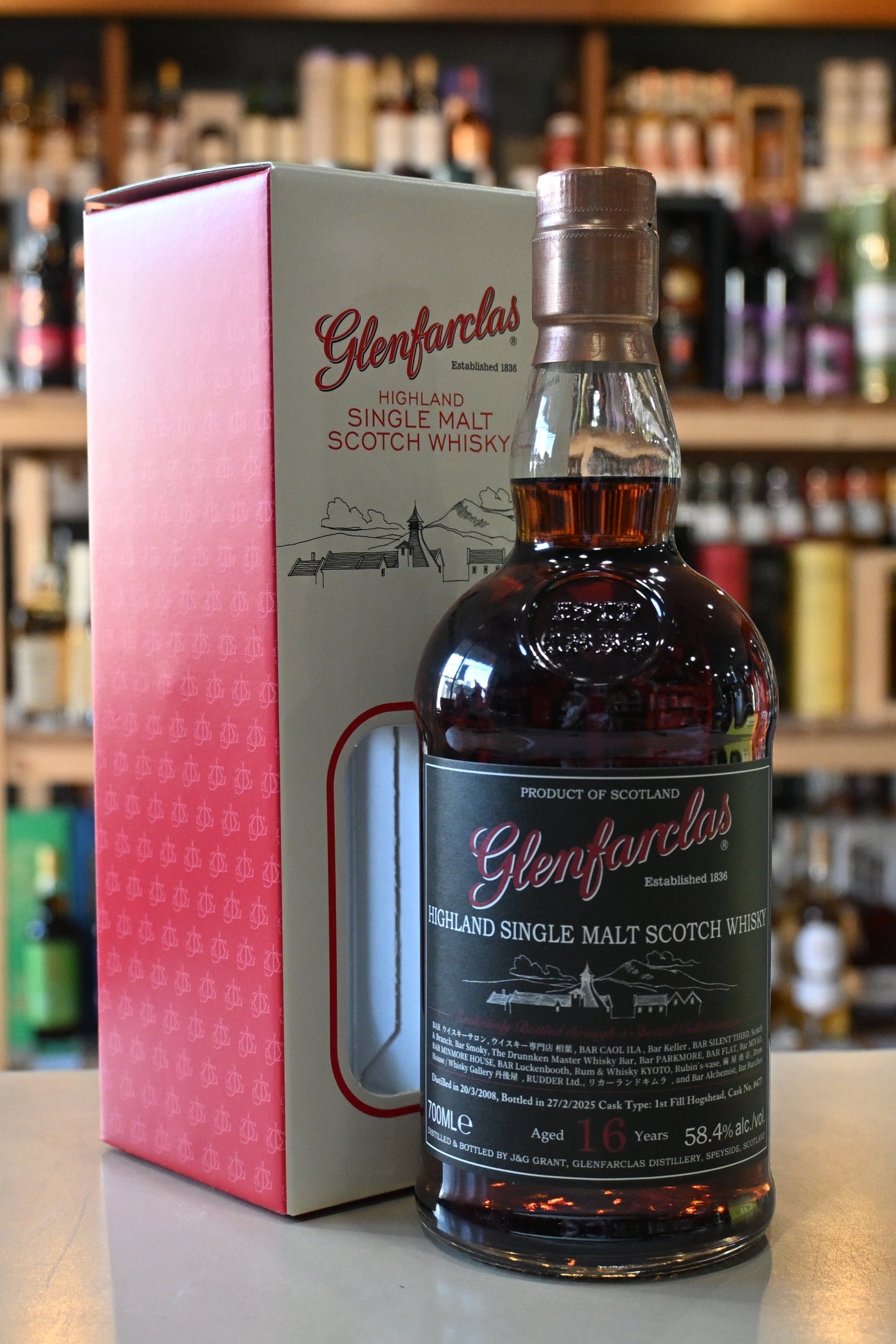 グレンファークラス 2008 16年 Exclusive for Japanese Whisky Bars Glenfarclas Aged 16 Years