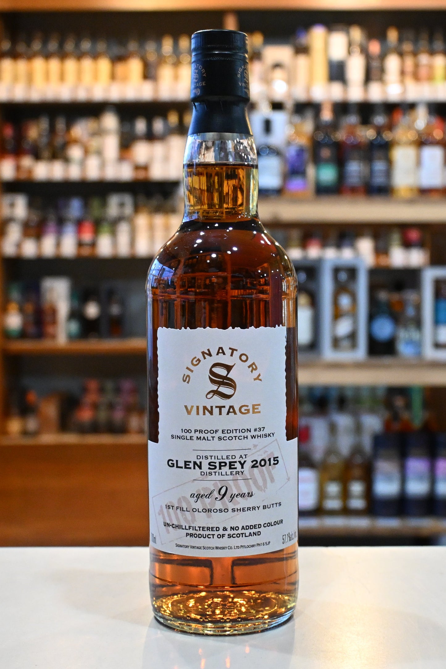 シグナトリー・ヴィンテージ 100プルーフ グレンスペイ 9年 2015 Signatory Vintage 100 Proof GLEN SPEY2015 9yo