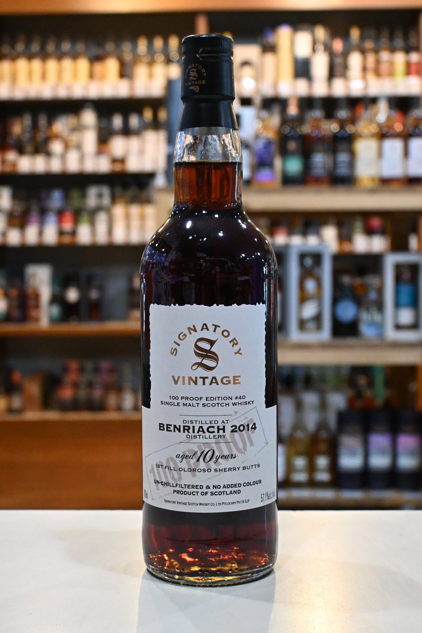 シグナトリー・ヴィンテージ 100プルーフ ベンリアック 2014 Signatory Vintage 100 Proof BENRIACH 2014 10yo