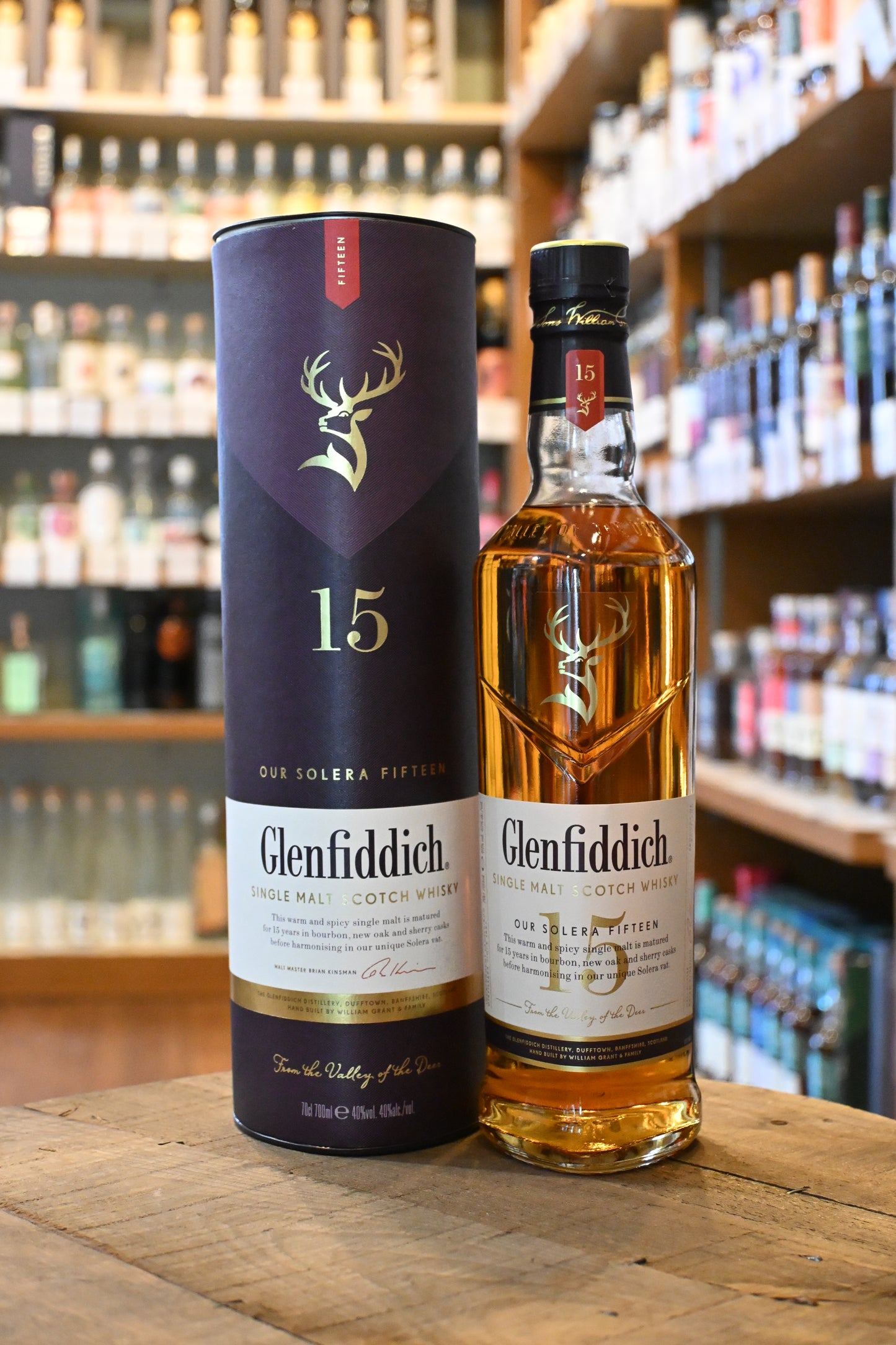 グレンフィディック 15年 ソレラリザーブ GLENFIDDICH AGED 15 YEARS SOLERA RESERVE